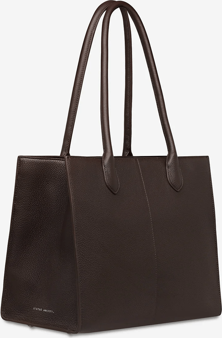 STATUS ANXIETY Without Warning Bag - Cocoa