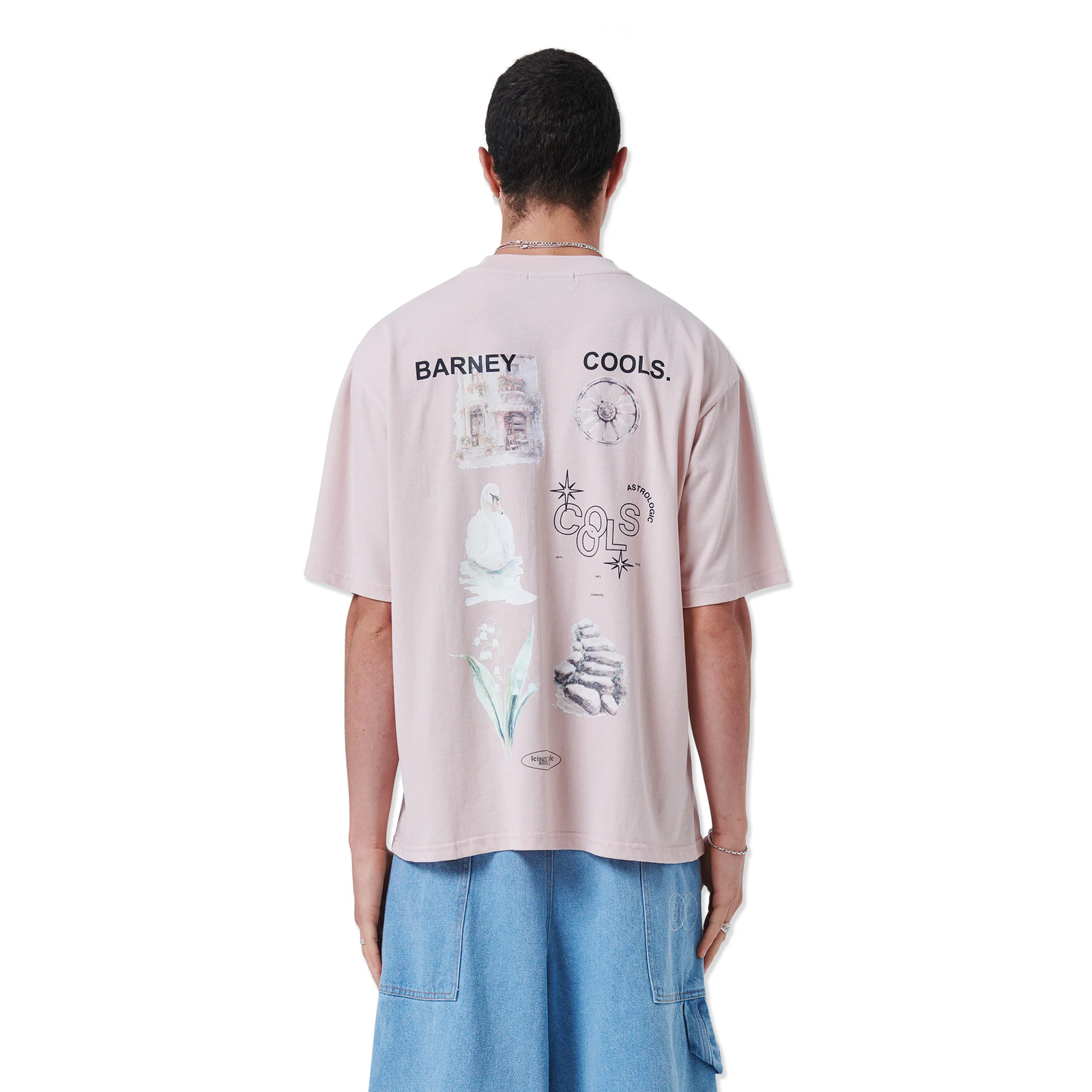 BARNEY COOLS Terrace T-shirt Faded Pink