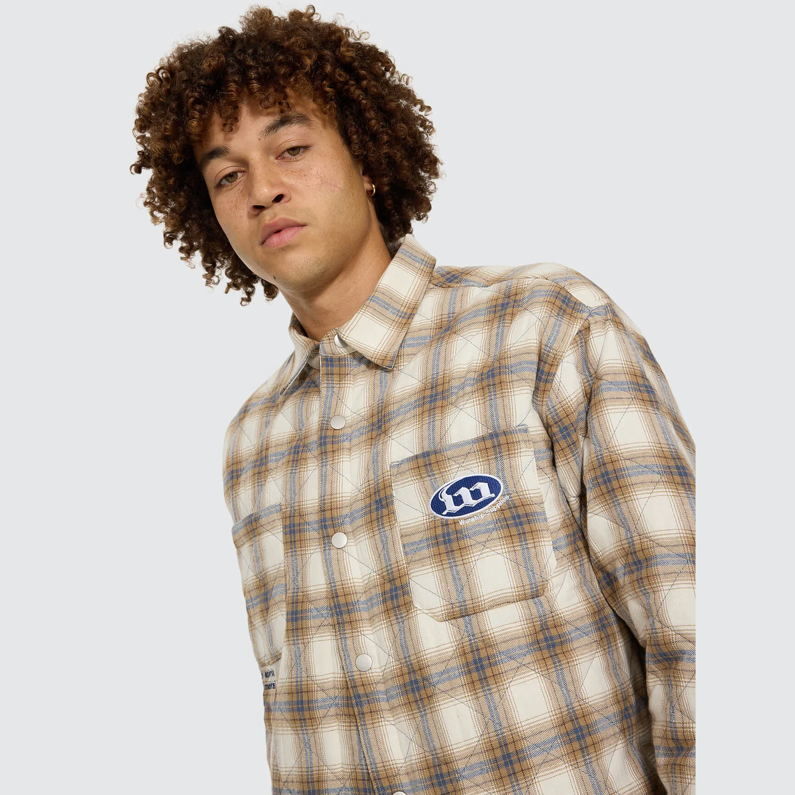 WORSHIP Morality Quilted Shacket - Tan