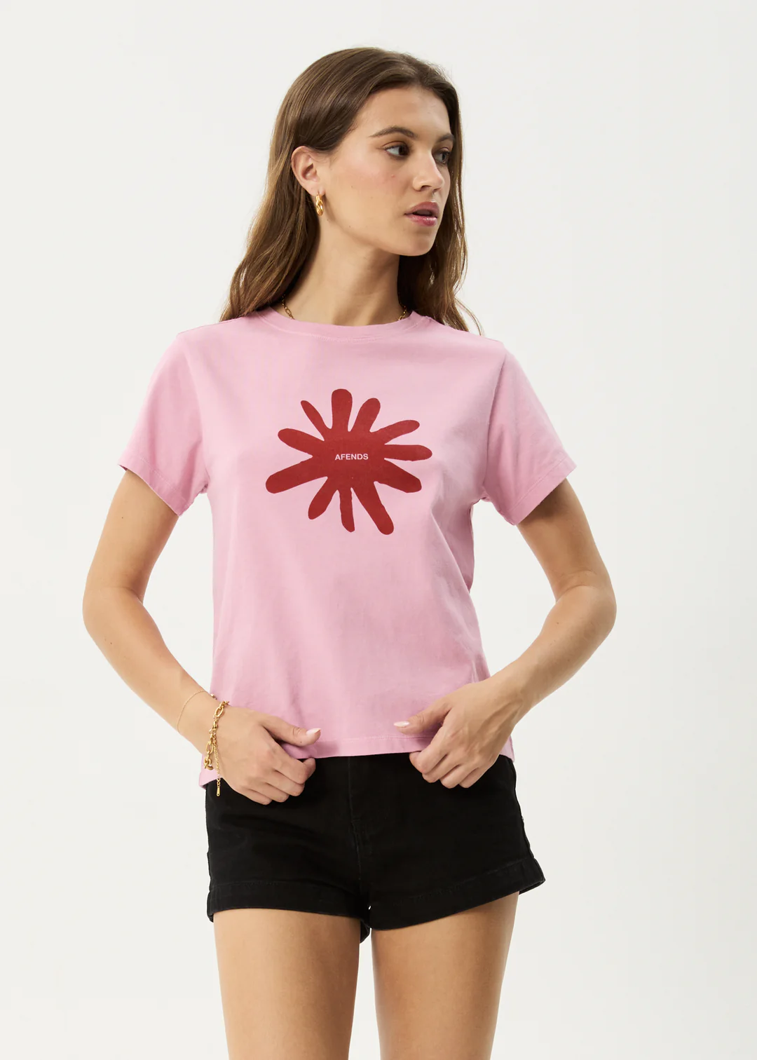 AFENDS Nessa regular tee - Marrakesh