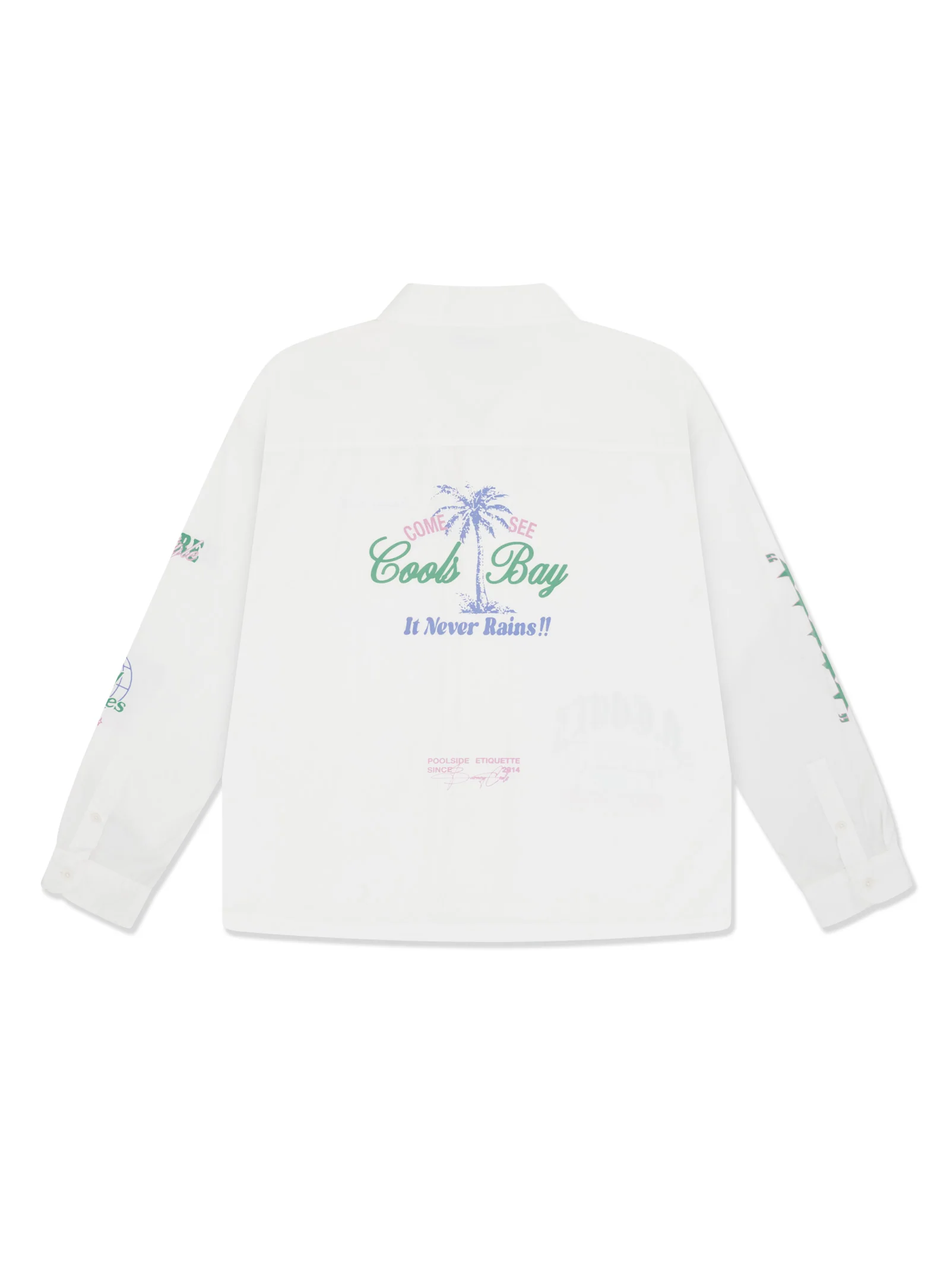 BARNEY COOLS Medley ls shirt - White