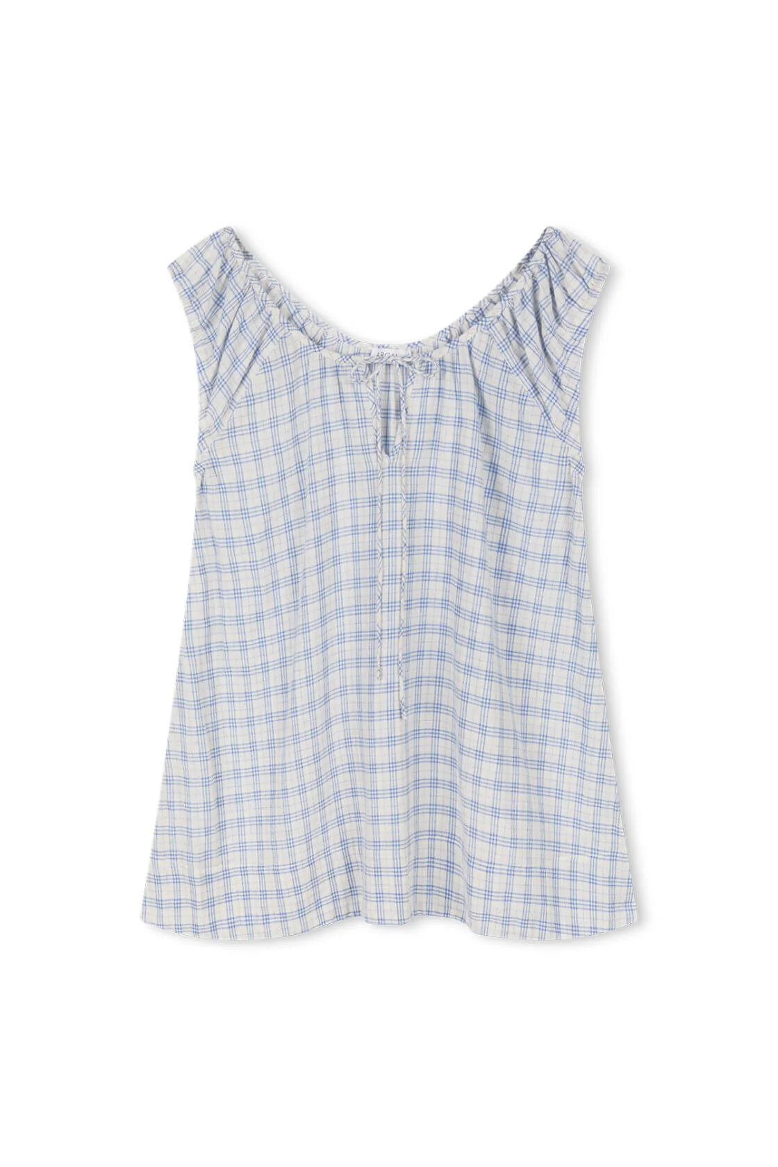 ARCAA Camille Dress - Powder Blue Check
