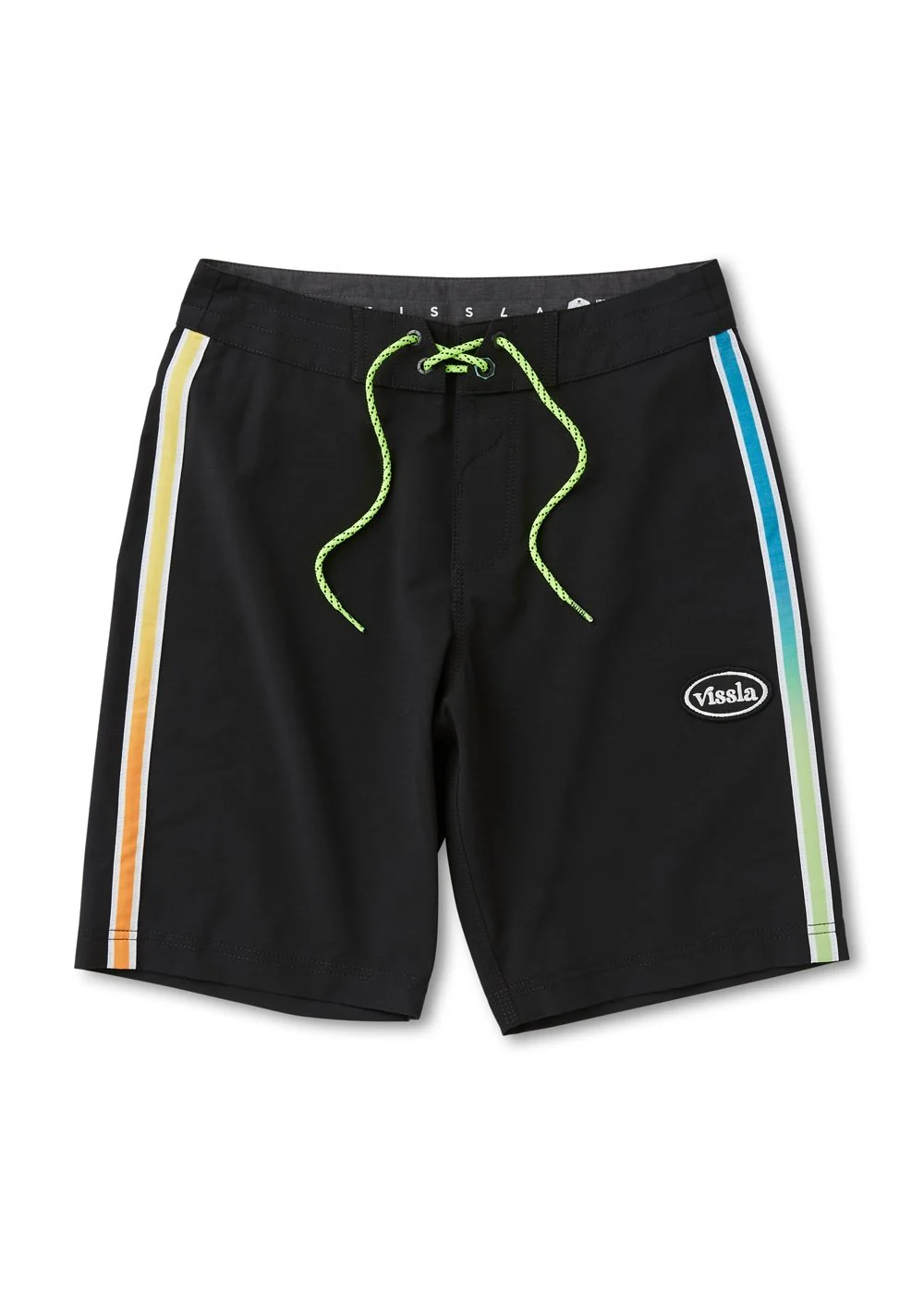 VISSLA Long Sets 13" Kids Boardshort - Black