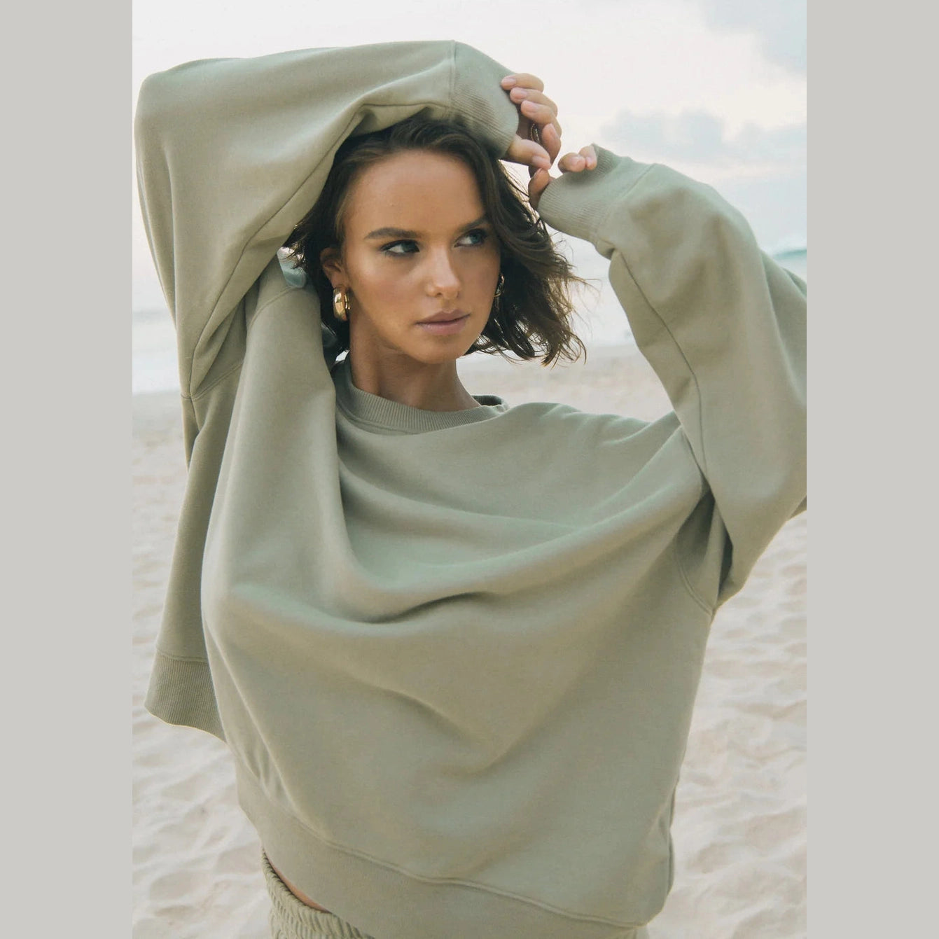 CHARLIE HOLIDAY everyday sweatshirt - sage