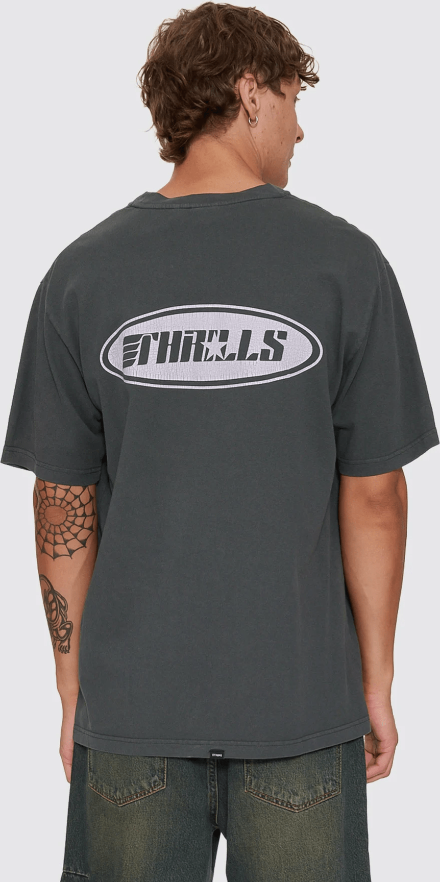 THRILLS Odyssey Core Oversize Tee - Carbon