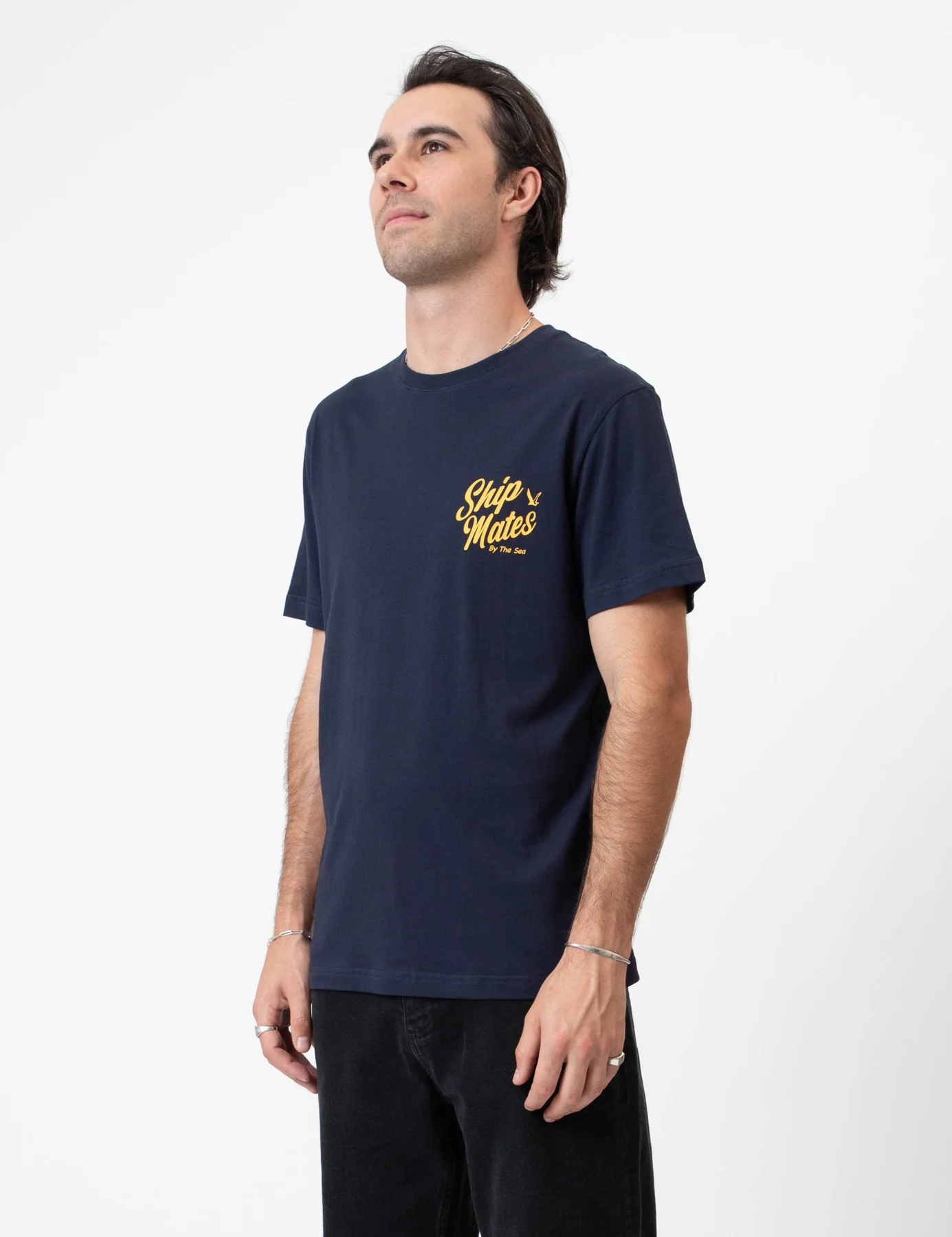 MR SIMPLE Ship mates reginald ss tee - Navy