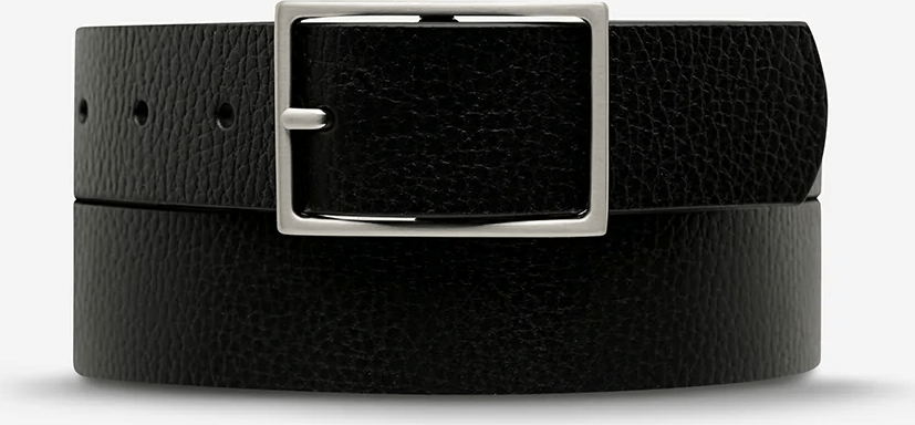 STATUS ANXIETY Getting Real Belt - Black/Silver
