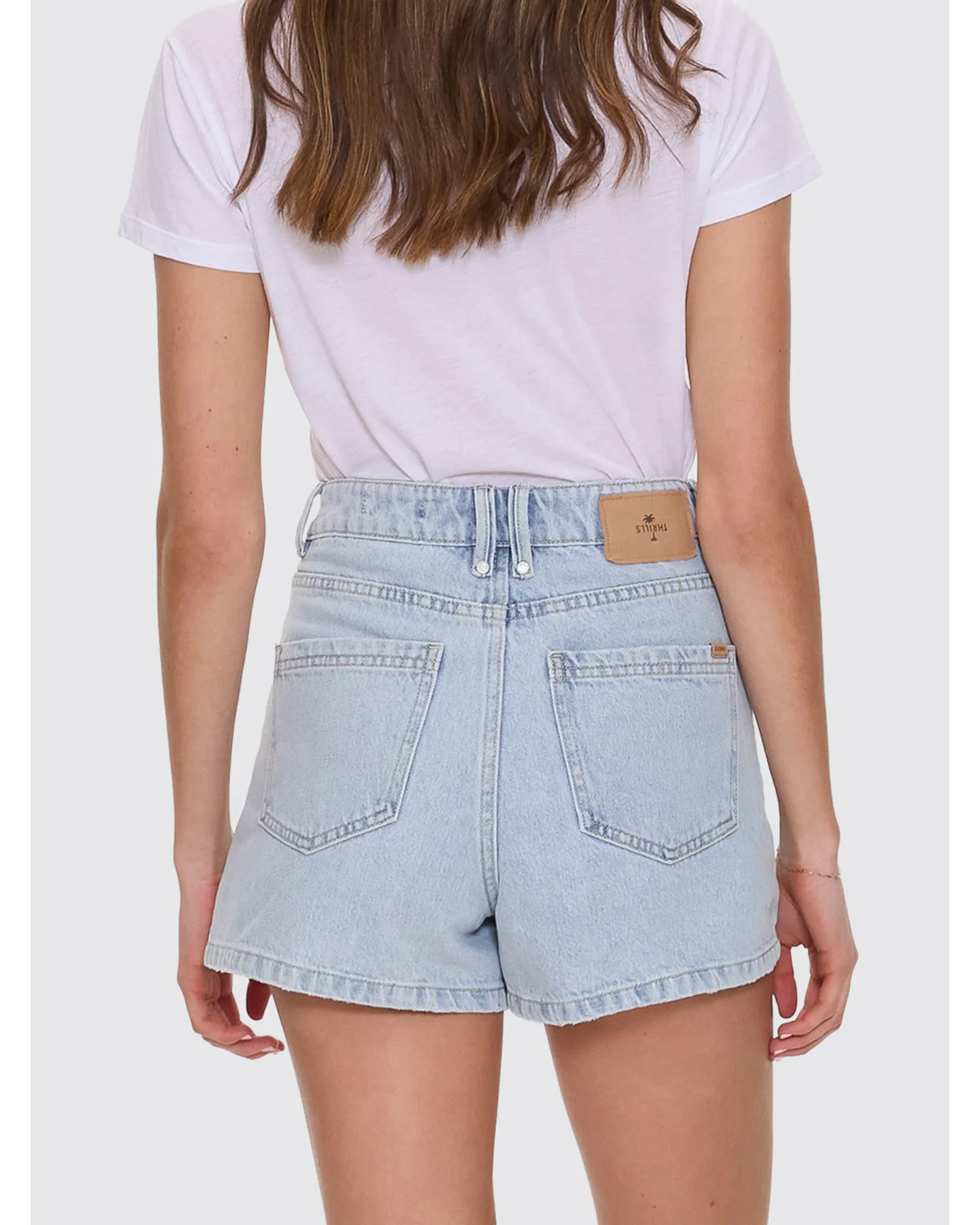 THRILLS Erica High Rise Short - Serenity Blue