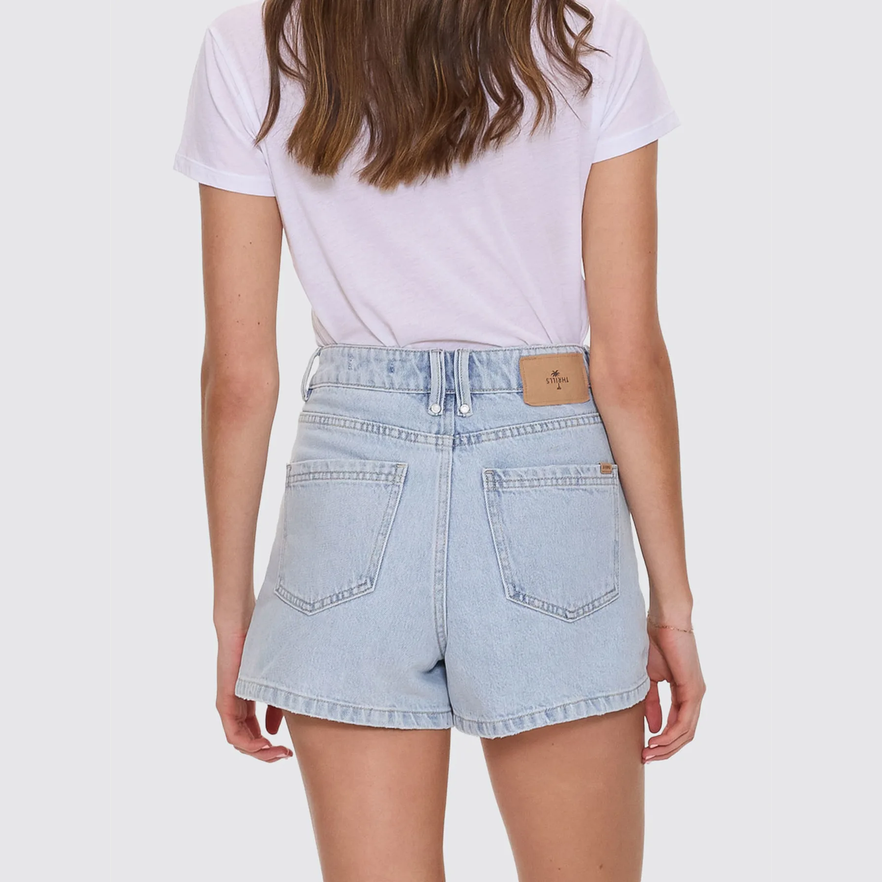 THRILLS Erica High Rise Short - Serenity Blue
