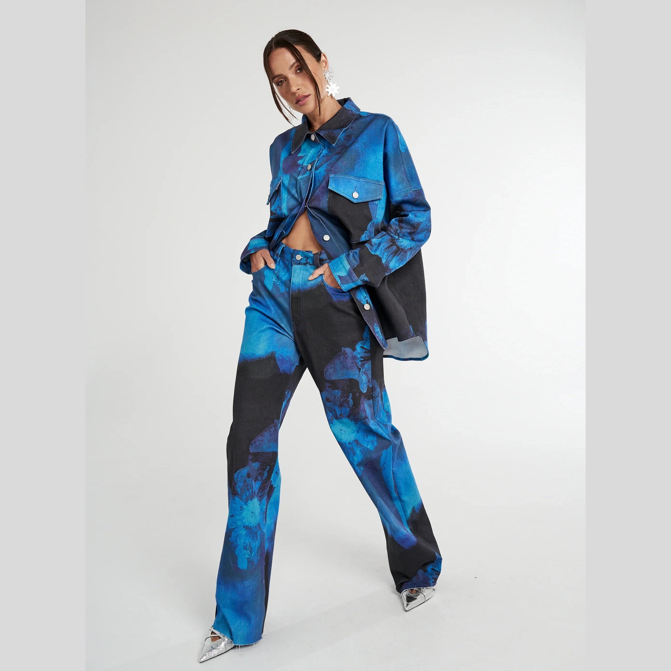 SUMMI SUMMI State of mind denim jacket - Dark lumen
