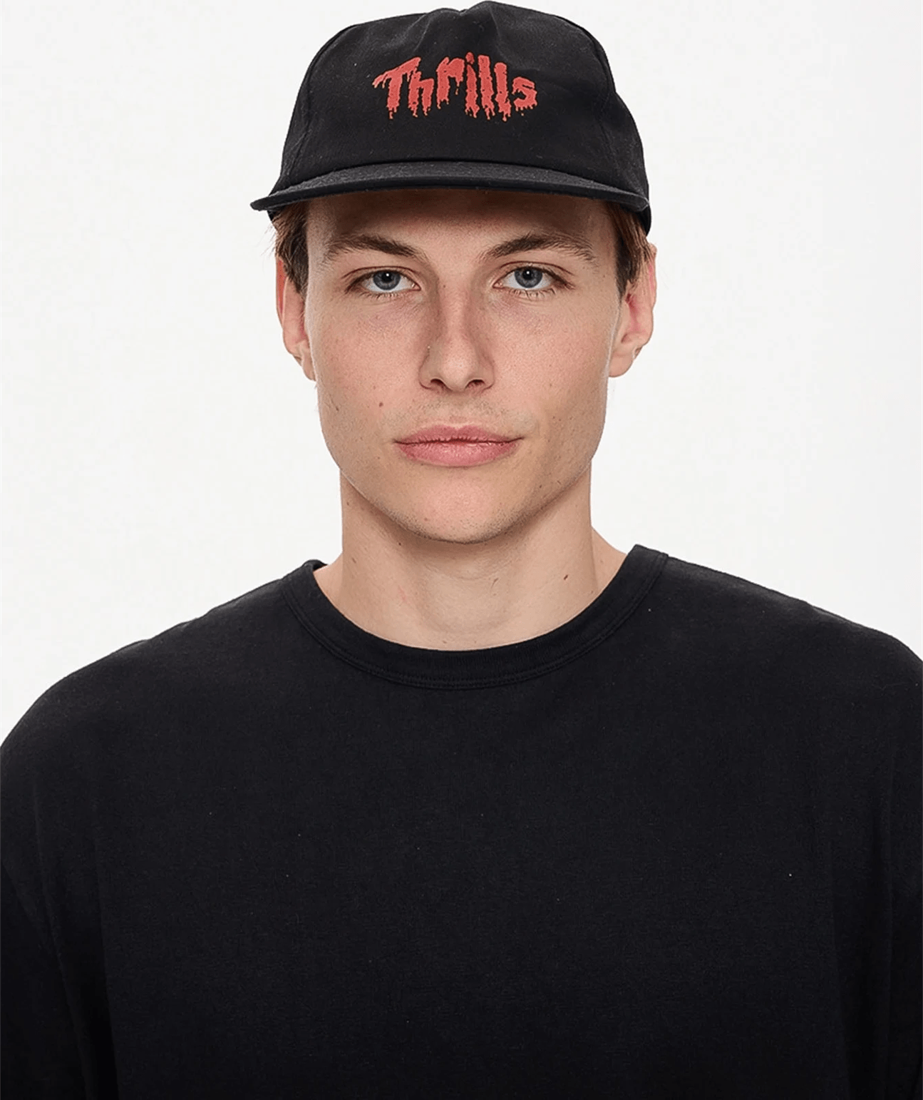THRILLS Once Bitten Twice Shy 5 Panel Cap - Black