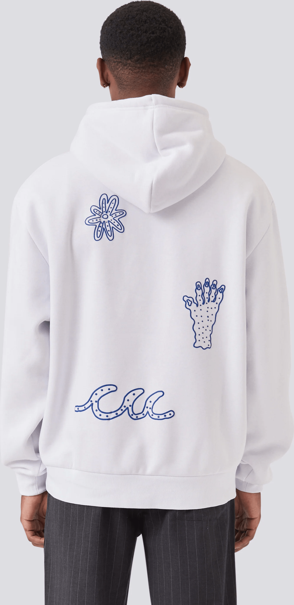 BARNEY COOLS Planet hood - White