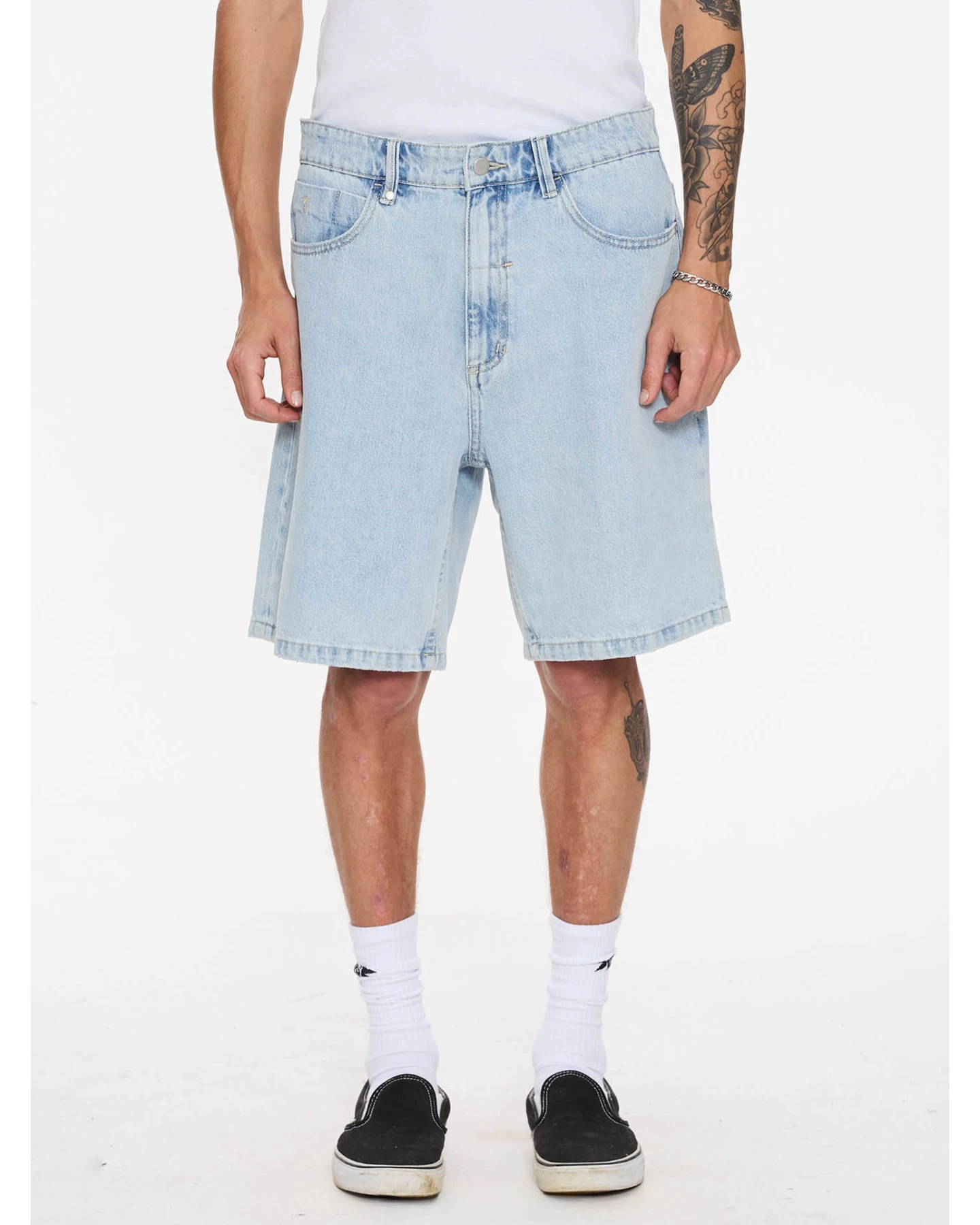 THRILLS Slacker Denim Short - Serenity Blue