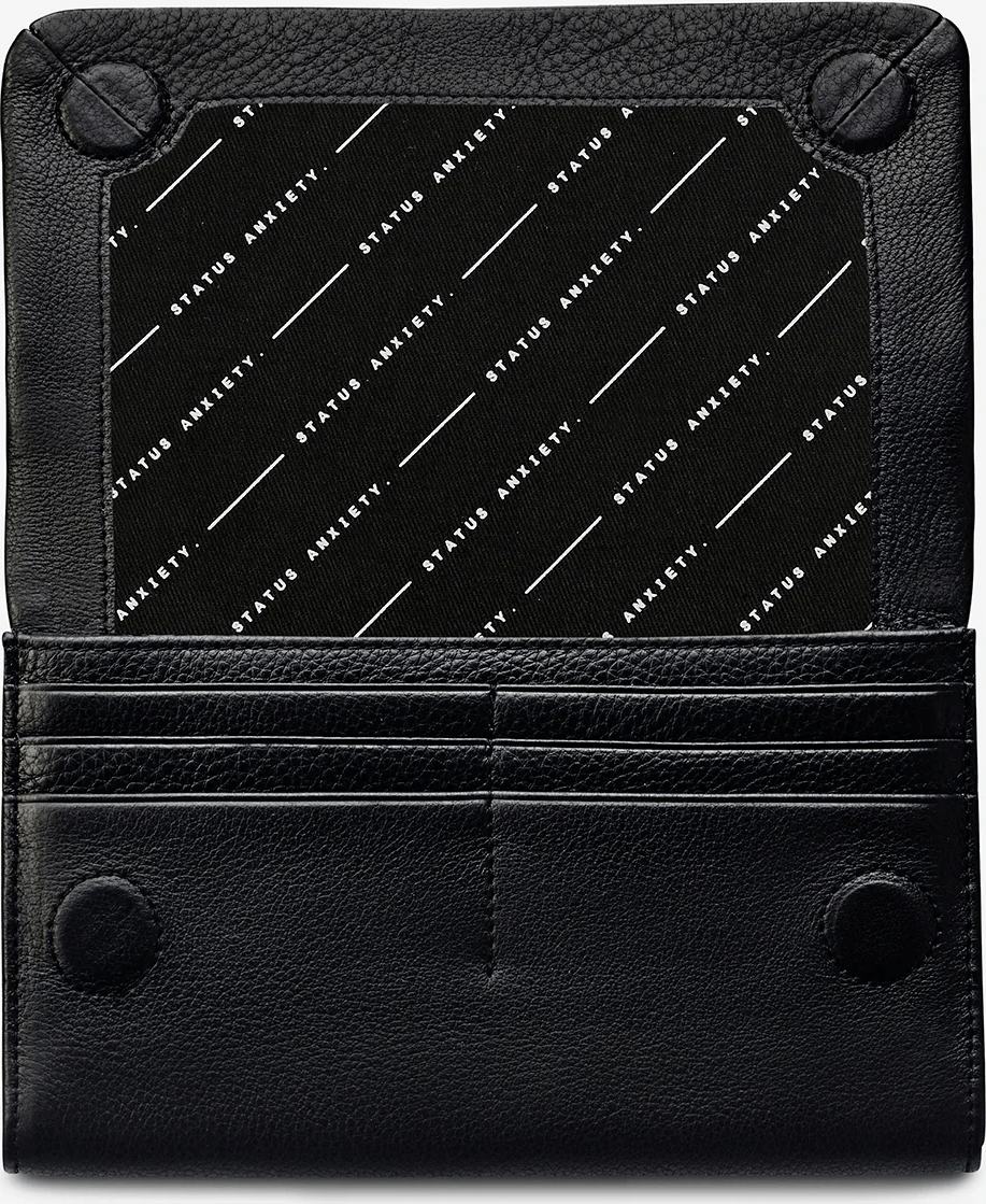 STATUS ANXIETY remnant wallet - black