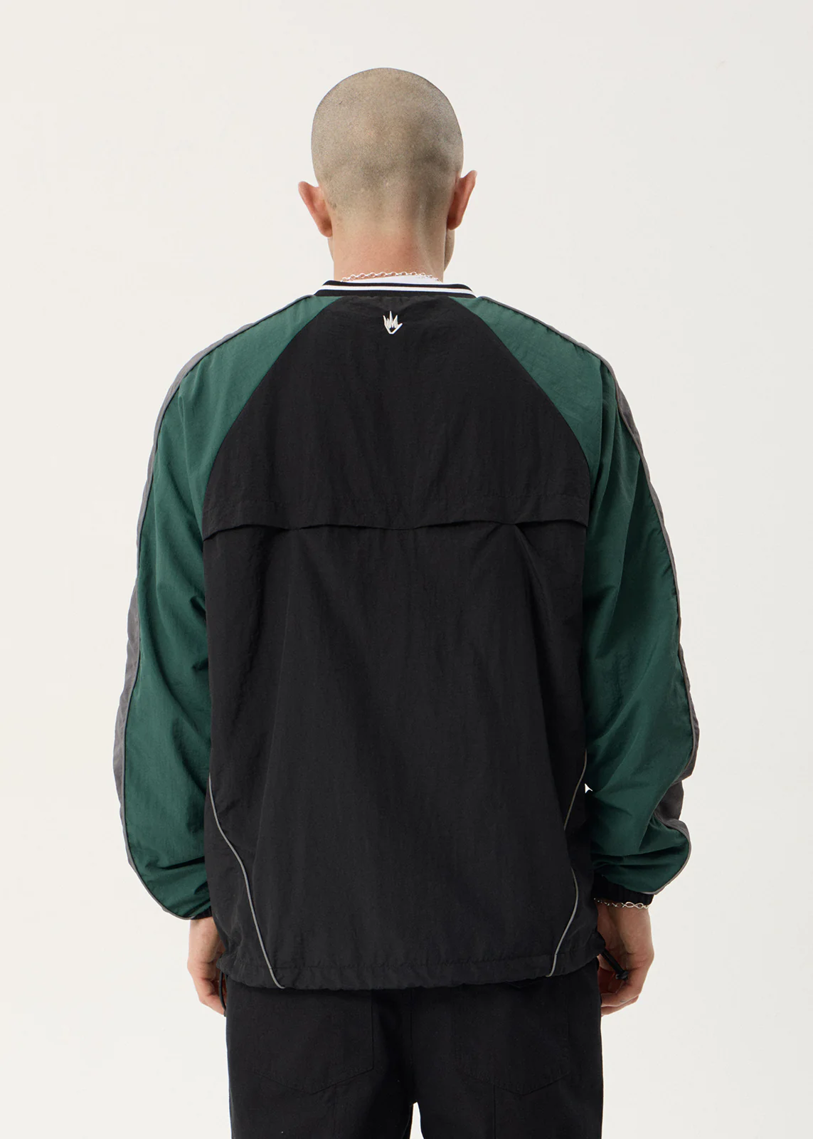 AFENDS Nationals recycled sports crew neck - Black