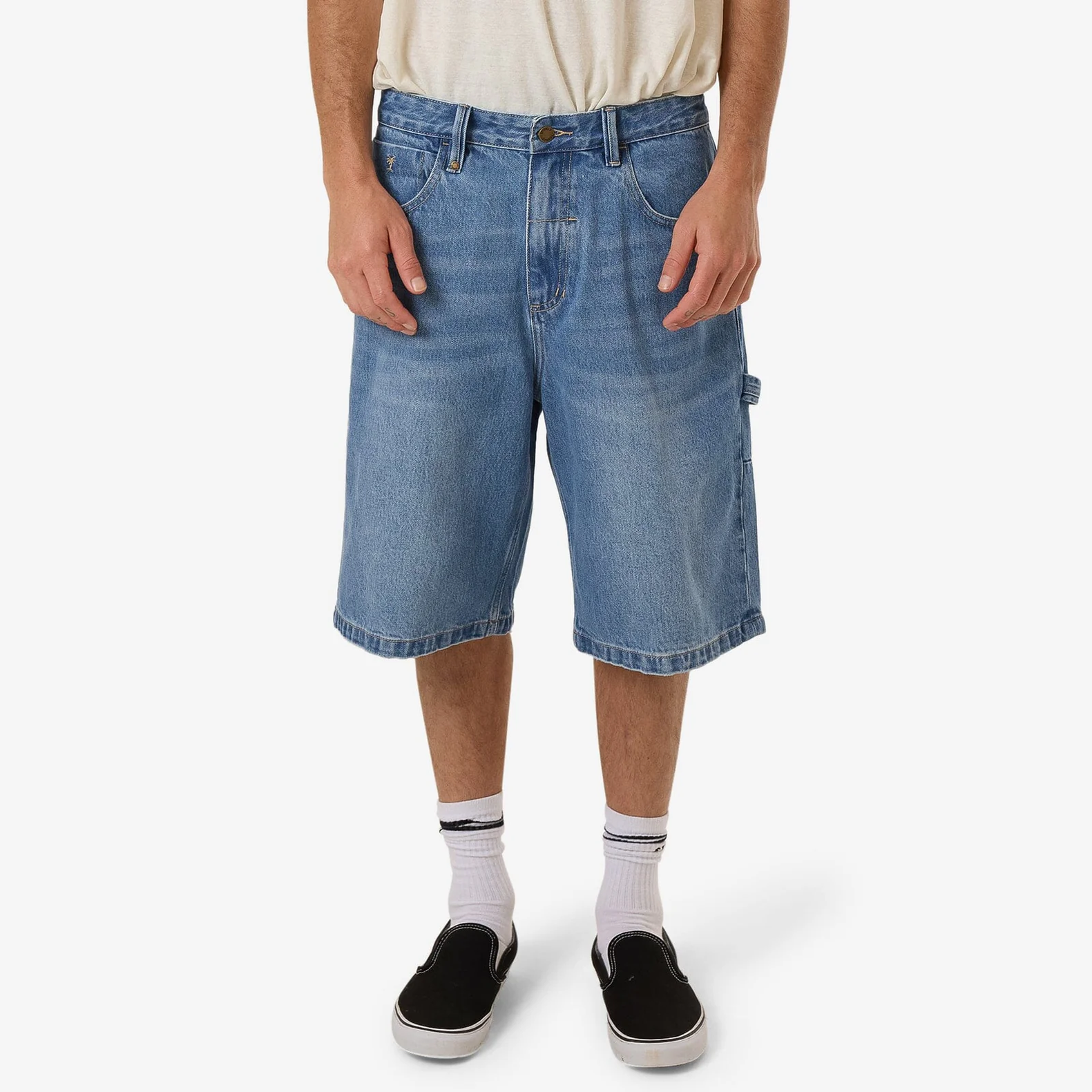 THRILLS Big Slacker Denim Short - Long Ago Blue