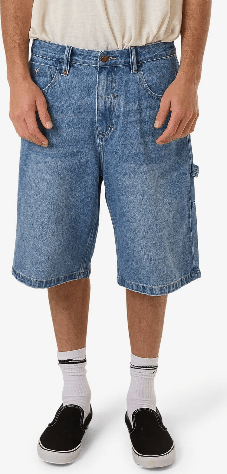 THRILLS Big Slacker Denim Short - Long Ago Blue