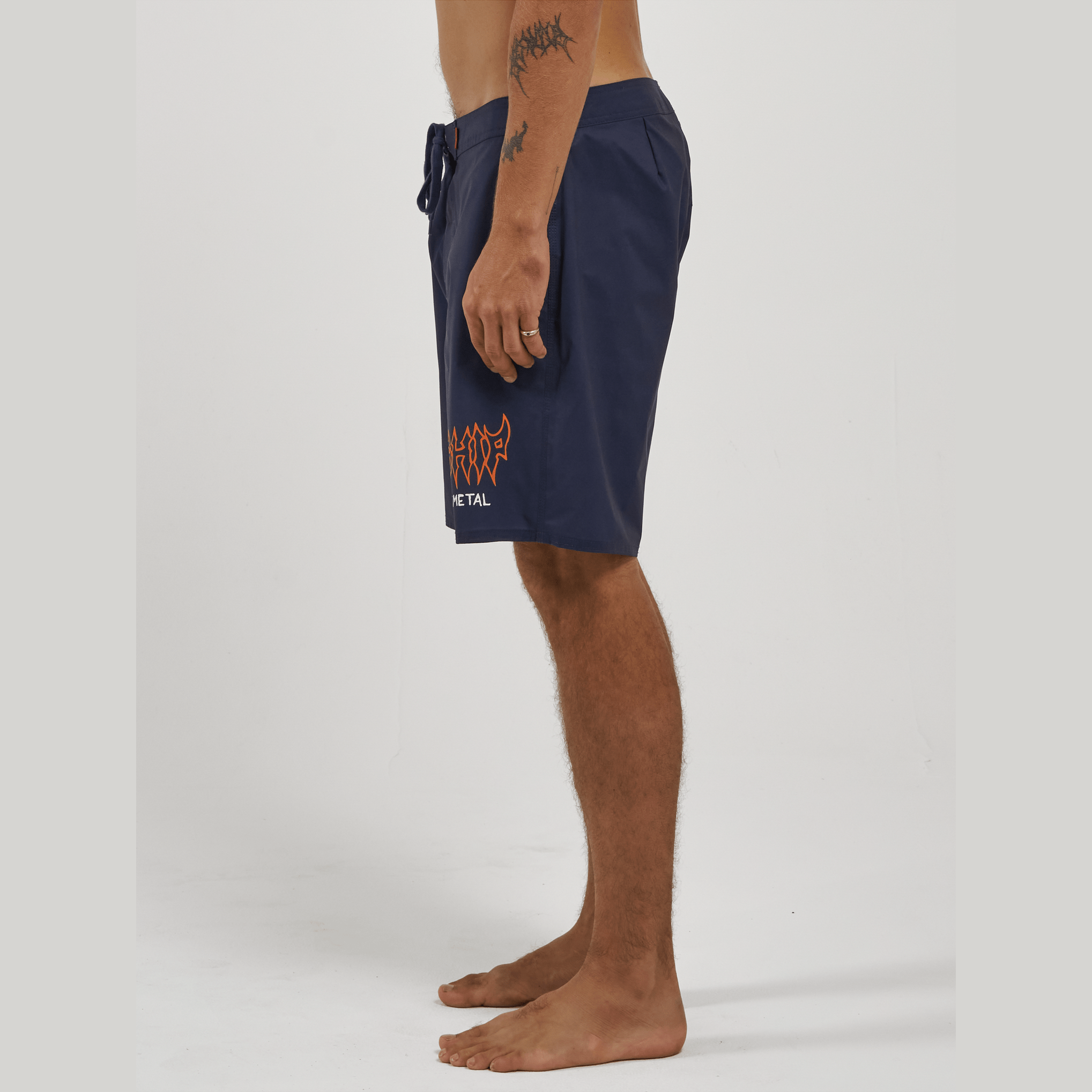 Worship mean metal boardshort - austral aura
