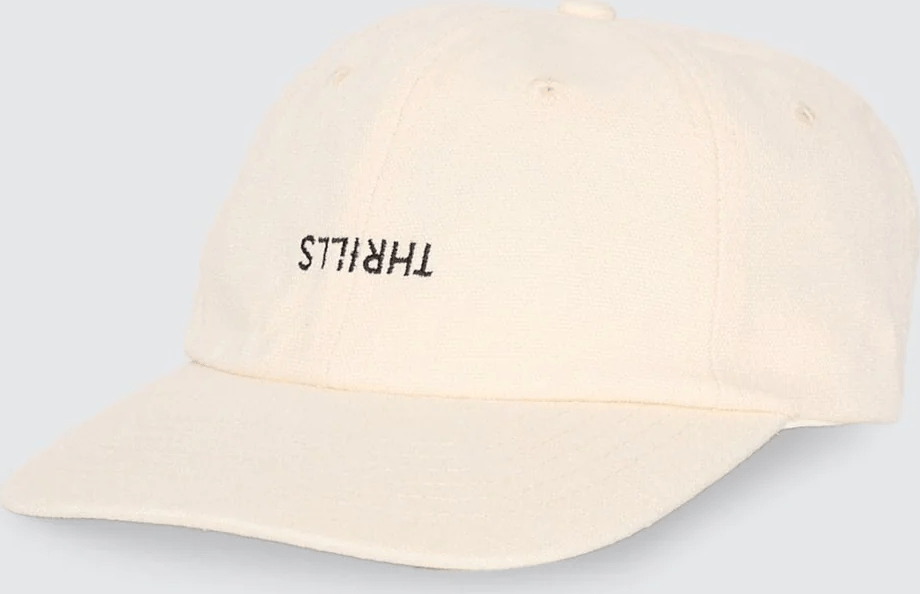 THRILLS Minimal thrills 6 panel cap -Heritage white