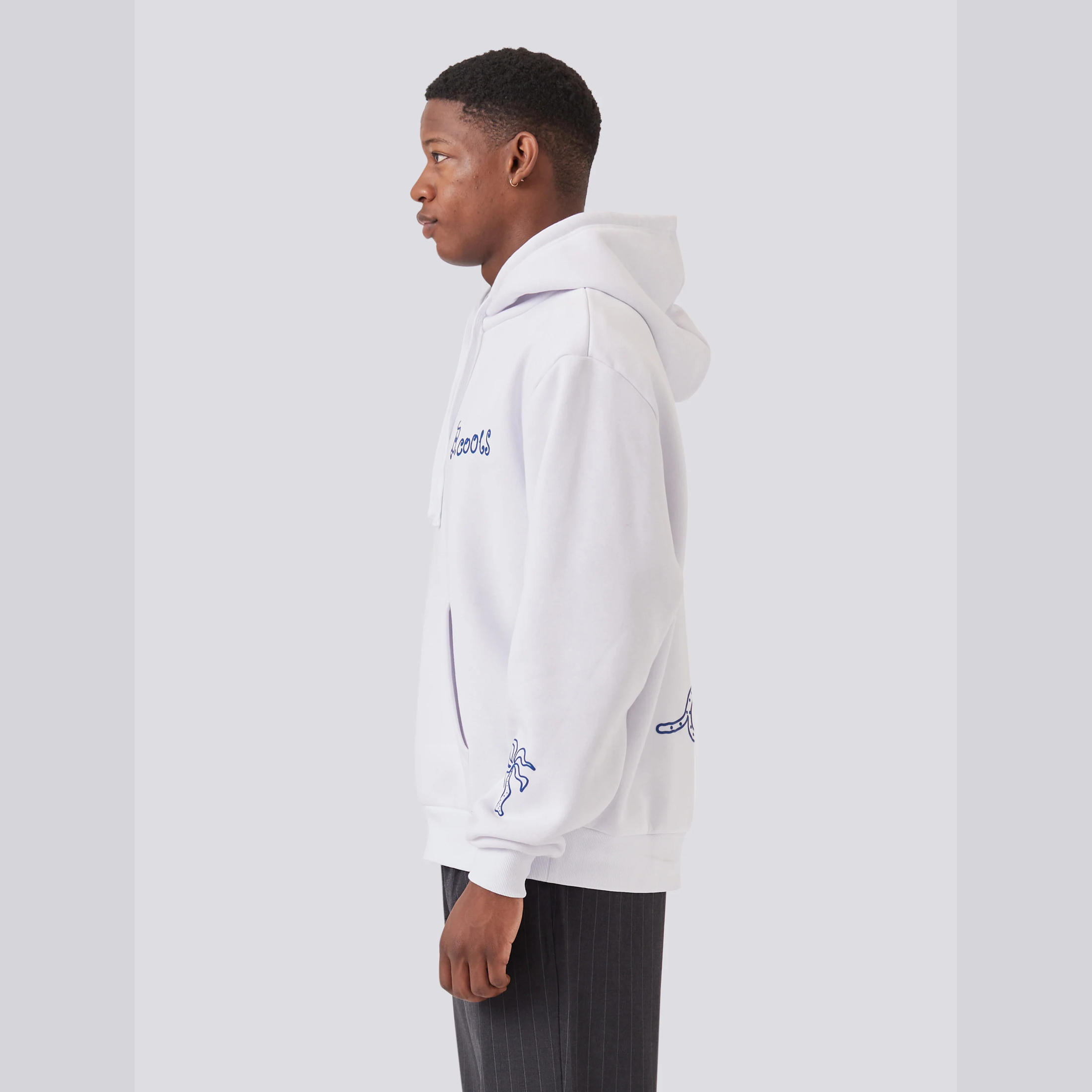 BARNEY COOLS Planet hood - White