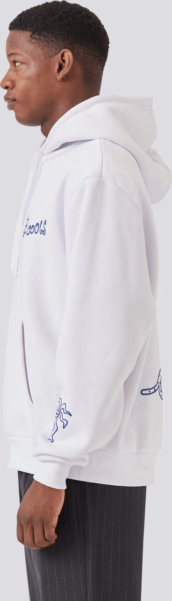 BARNEY COOLS Planet hood - White
