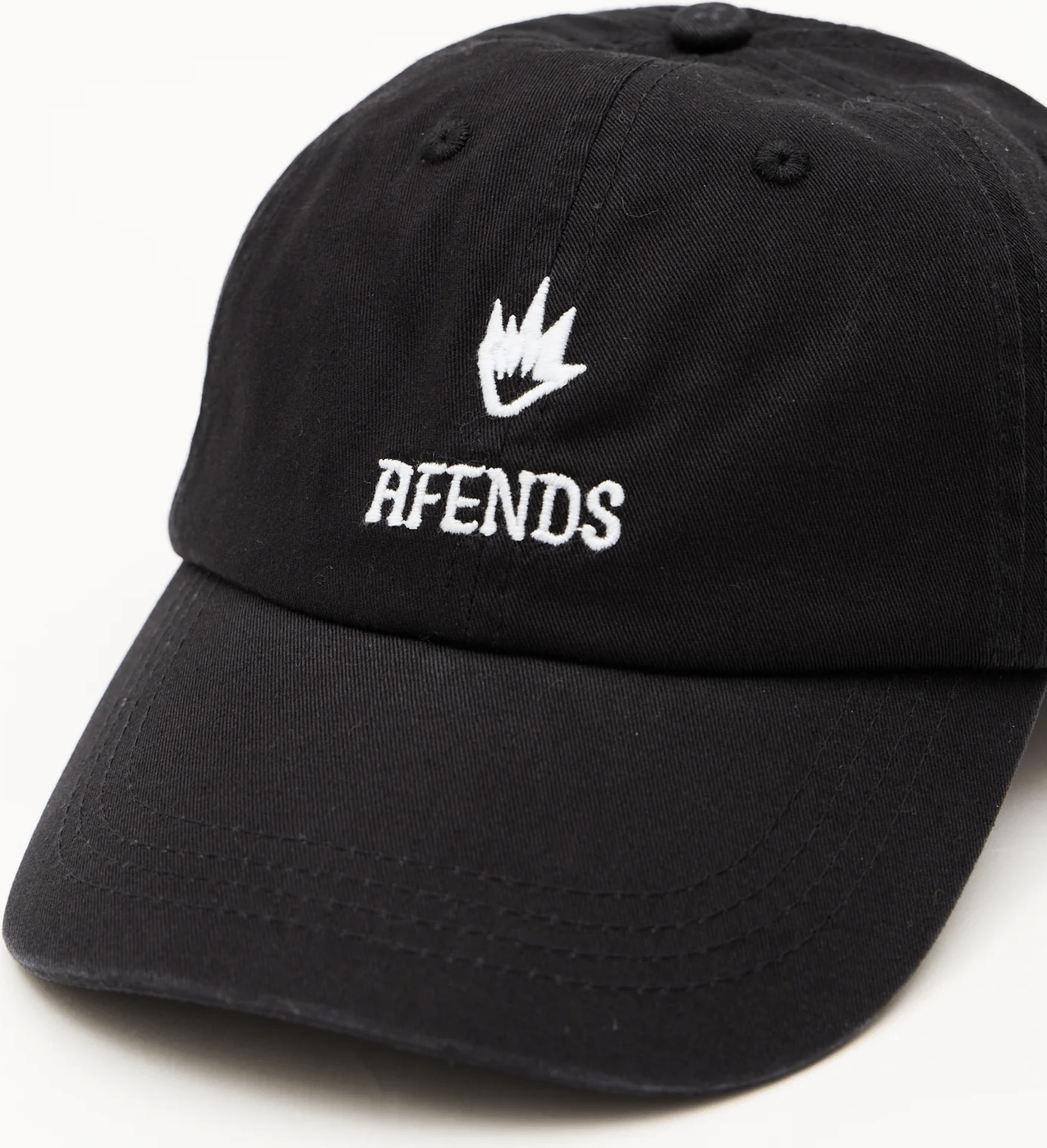 AFENDS Burnin six panel cap - Stone black