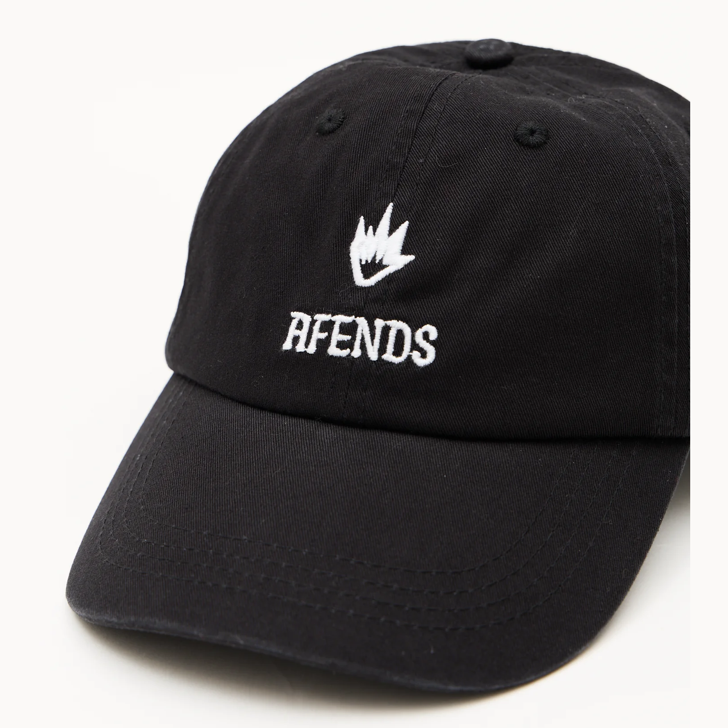 AFENDS Burnin six panel cap - Stone black