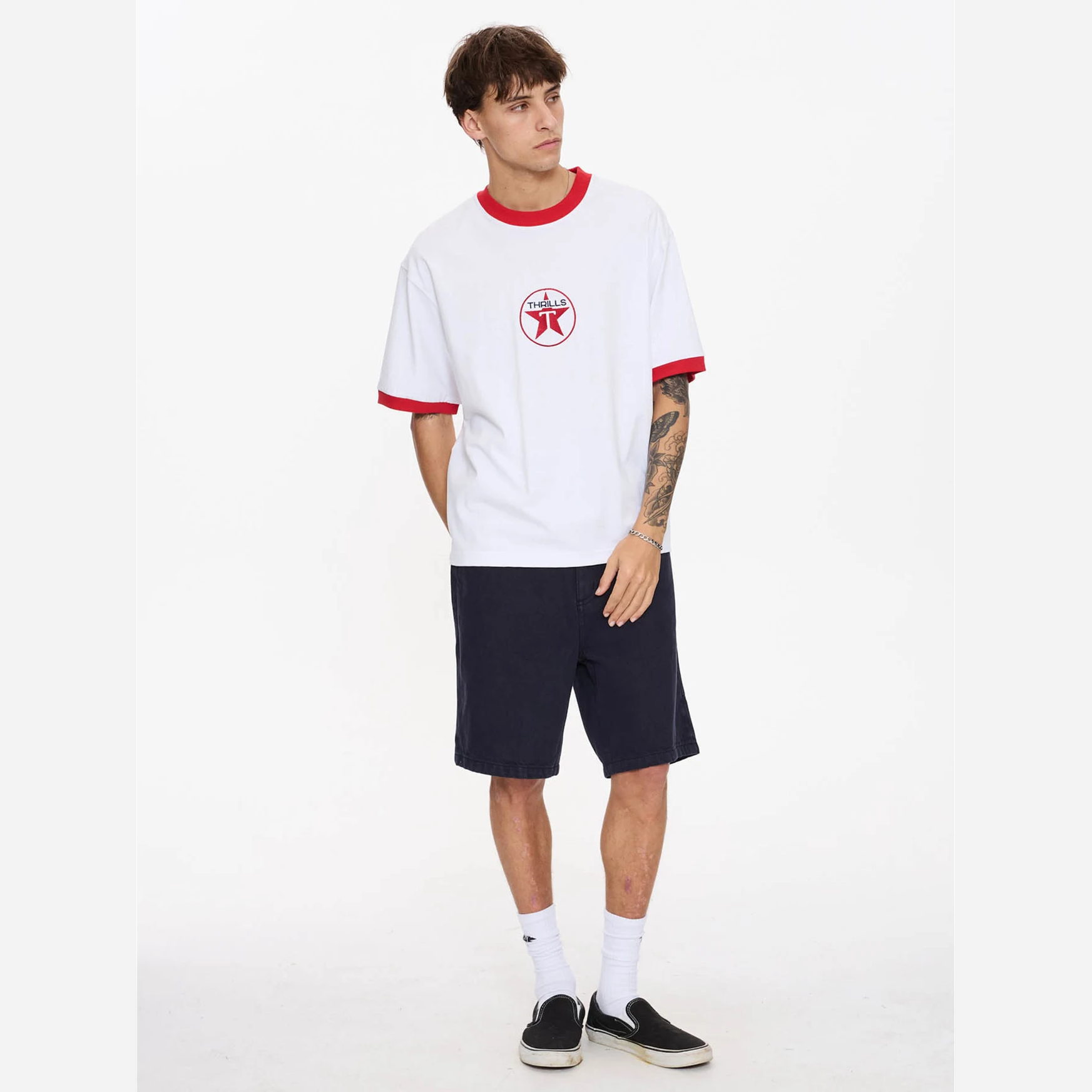 THRILLS Slacker Relaxed Denim Short - Twilight Black