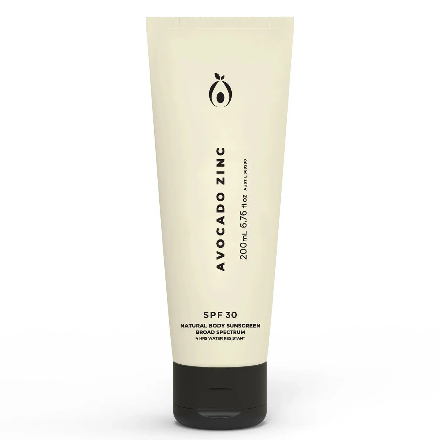 Avocado zinc spf 30 natural body sunscreen 200ml