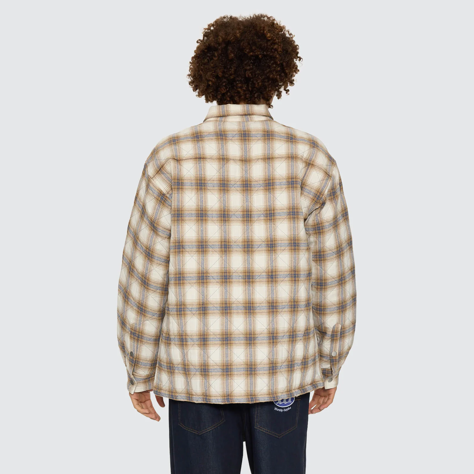 WORSHIP Morality Quilted Shacket - Tan