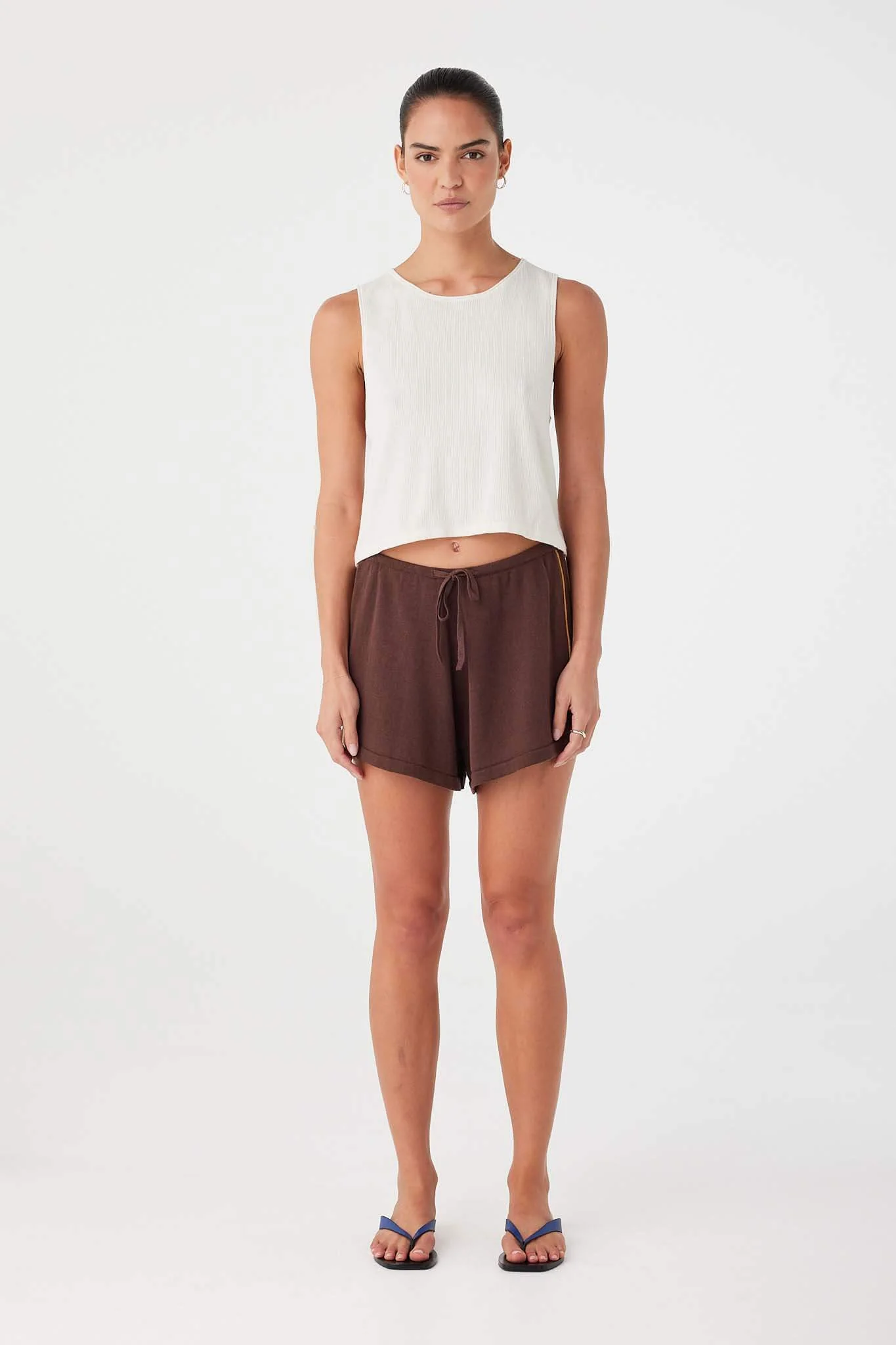 ARCAA Pippa drawstring short - Expresso