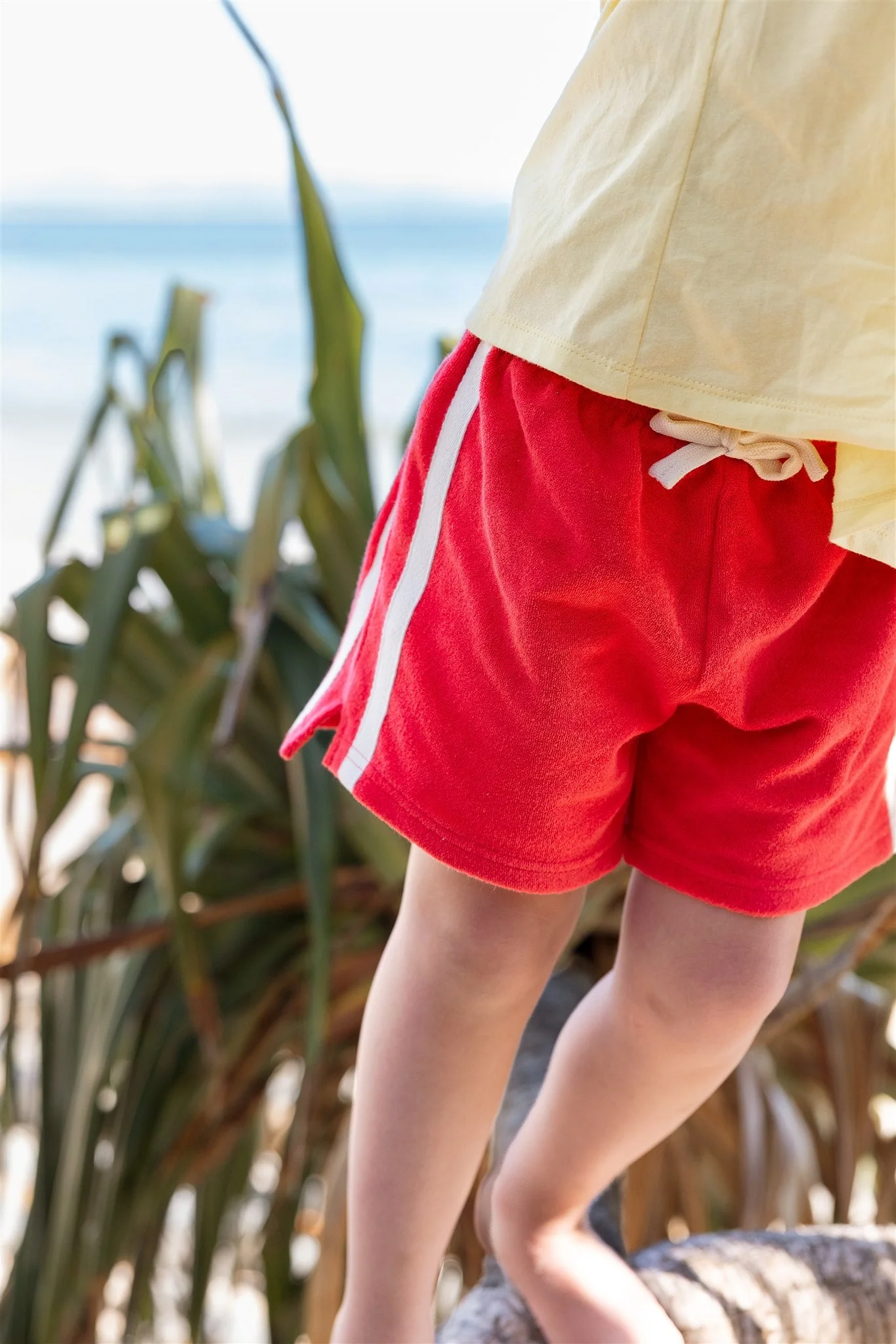 ATMOSEA Mini Terry Towelling Shorts - Chilli