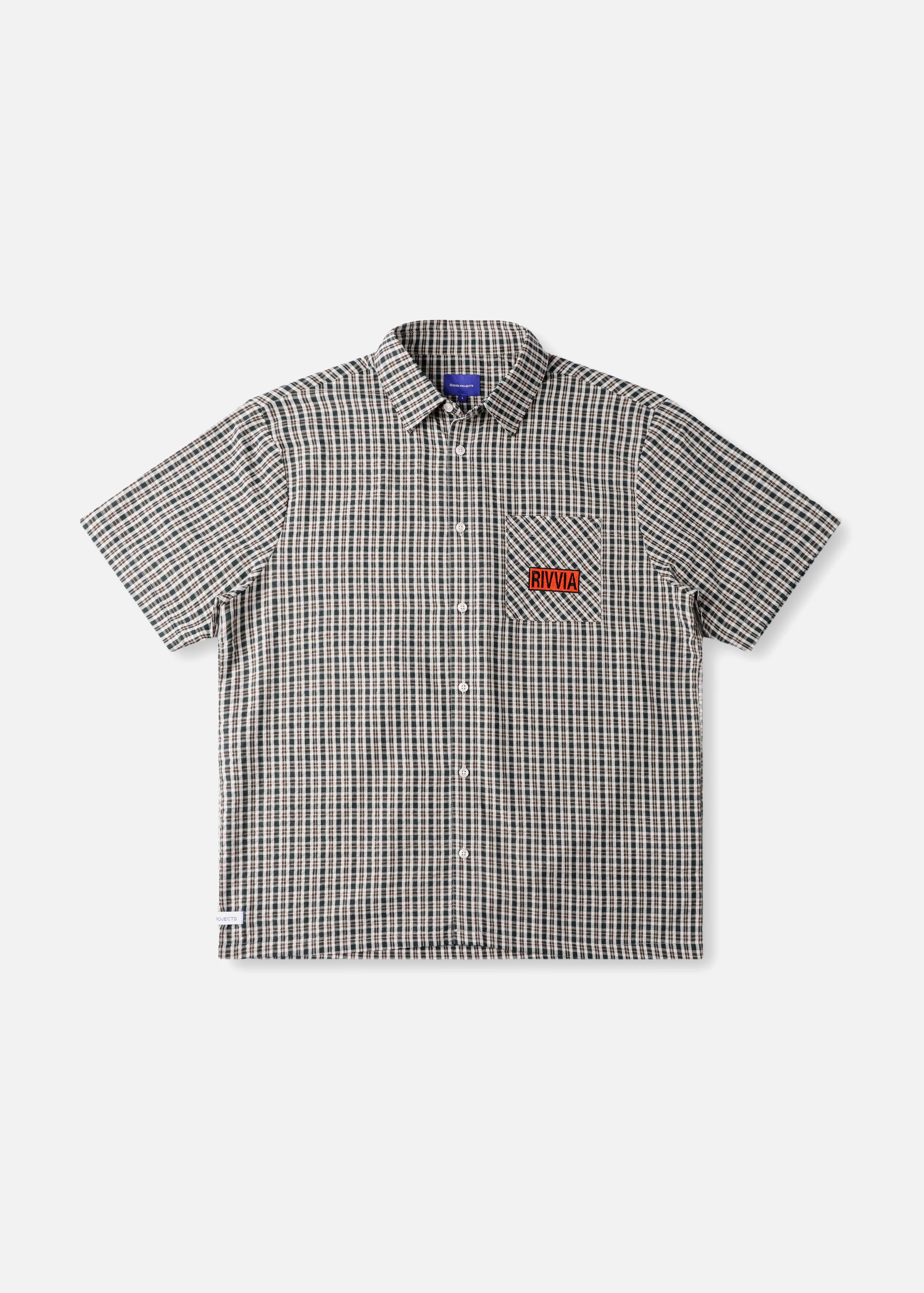 RIVVIA PROJECTS Box logo ss shirt - Green