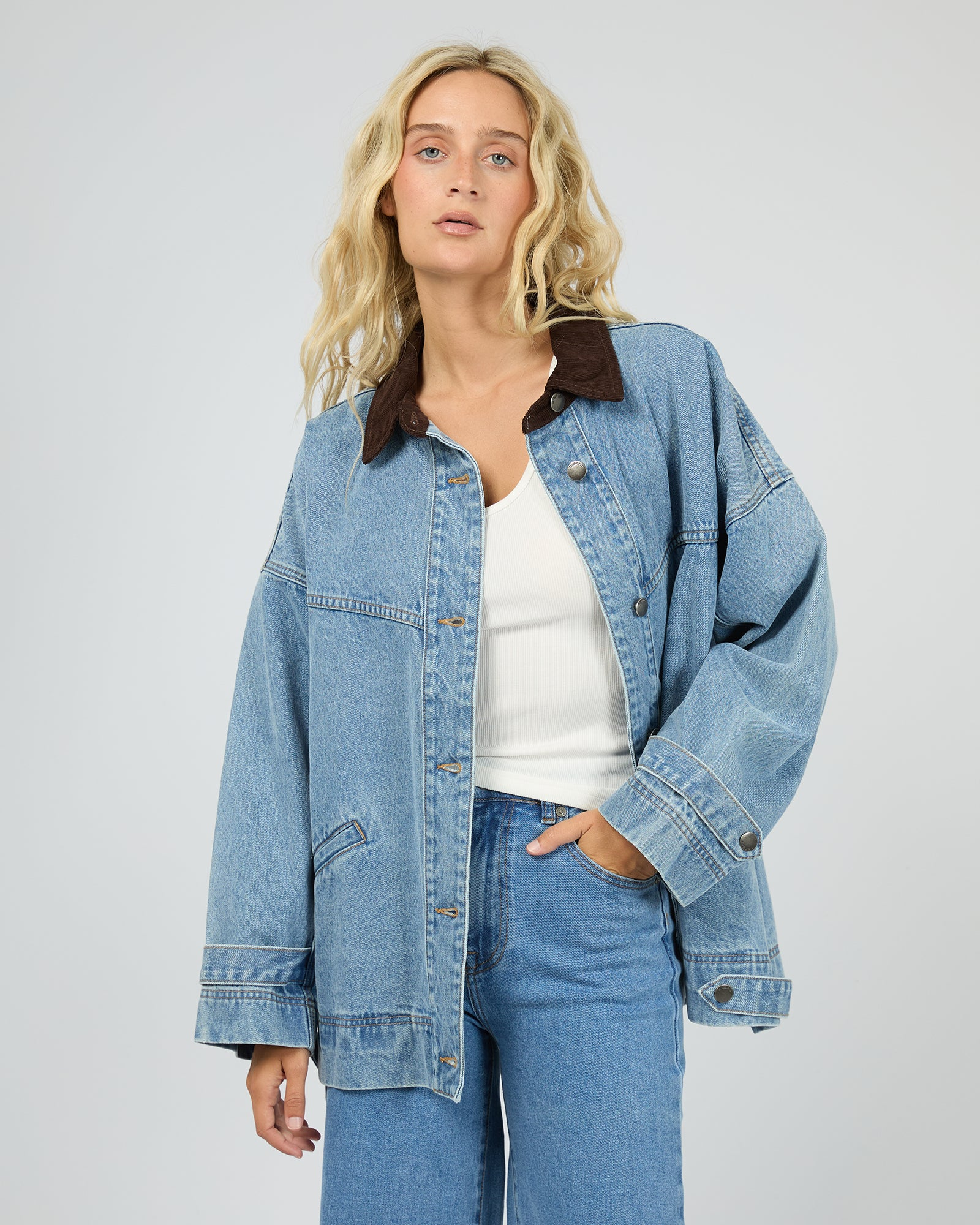 ALL ABOUT EVE tommy jacket - Light blue