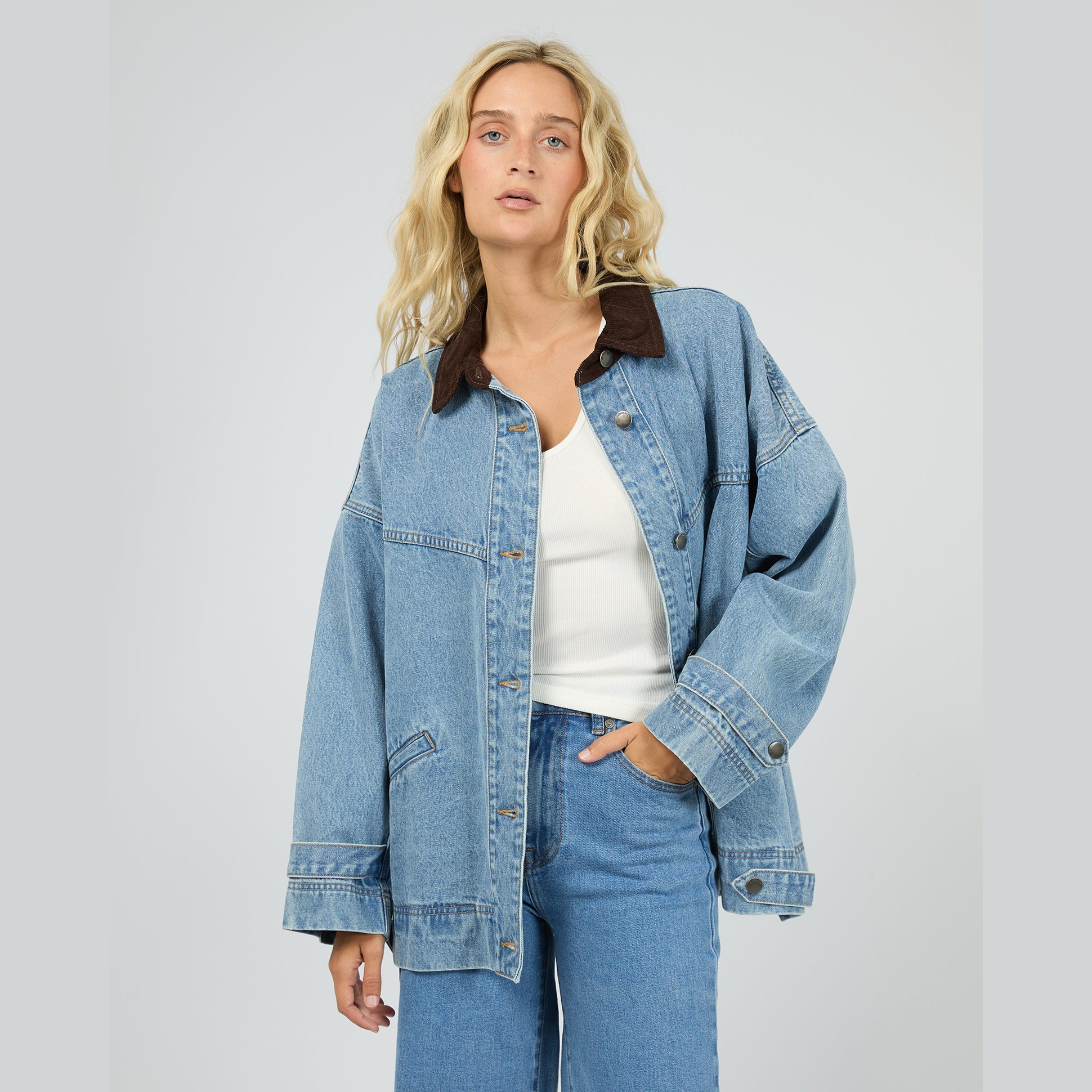 ALL ABOUT EVE tommy jacket - Light blue