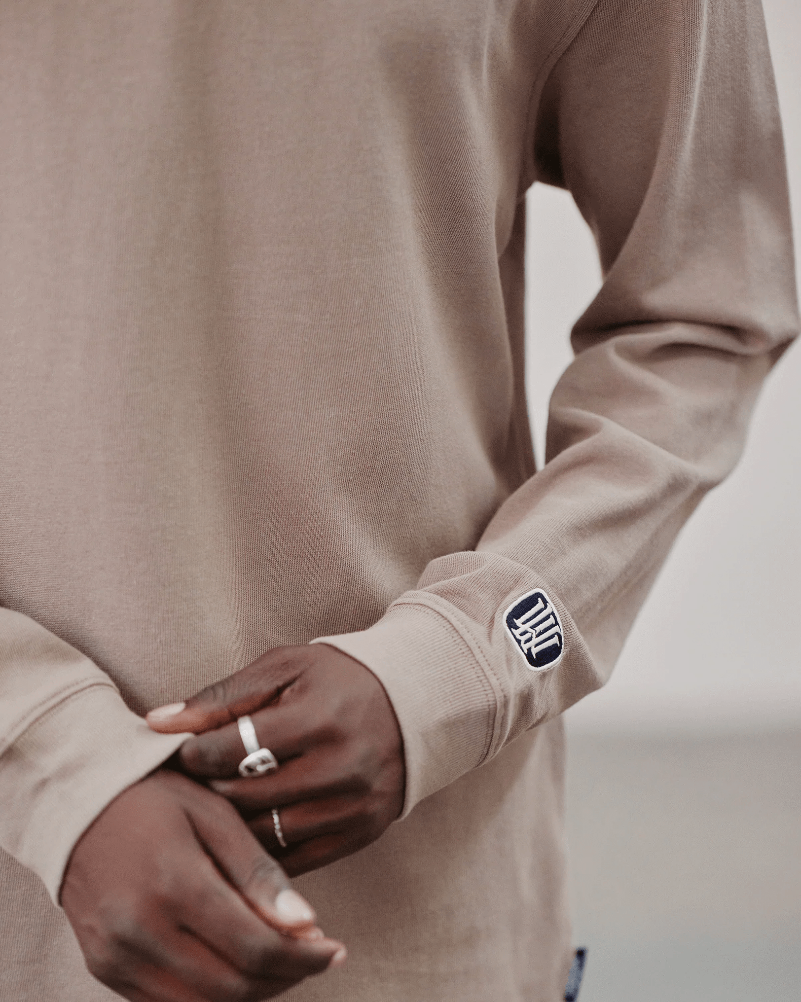 WNDRR Script rugby top - Taupe