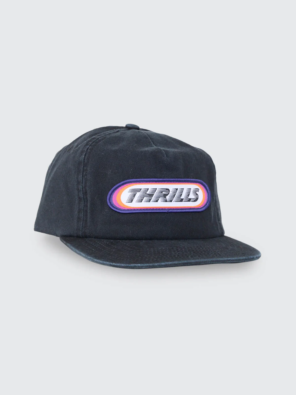 THRILLS Built To Win 5 Panel Cap - Black
