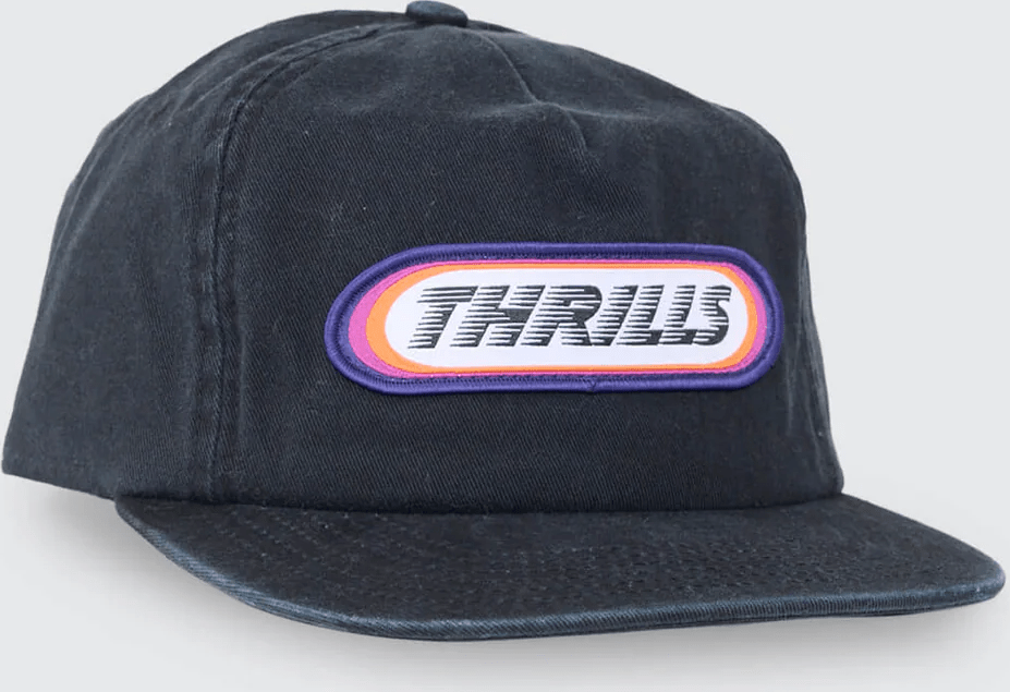 THRILLS Built To Win 5 Panel Cap - Black