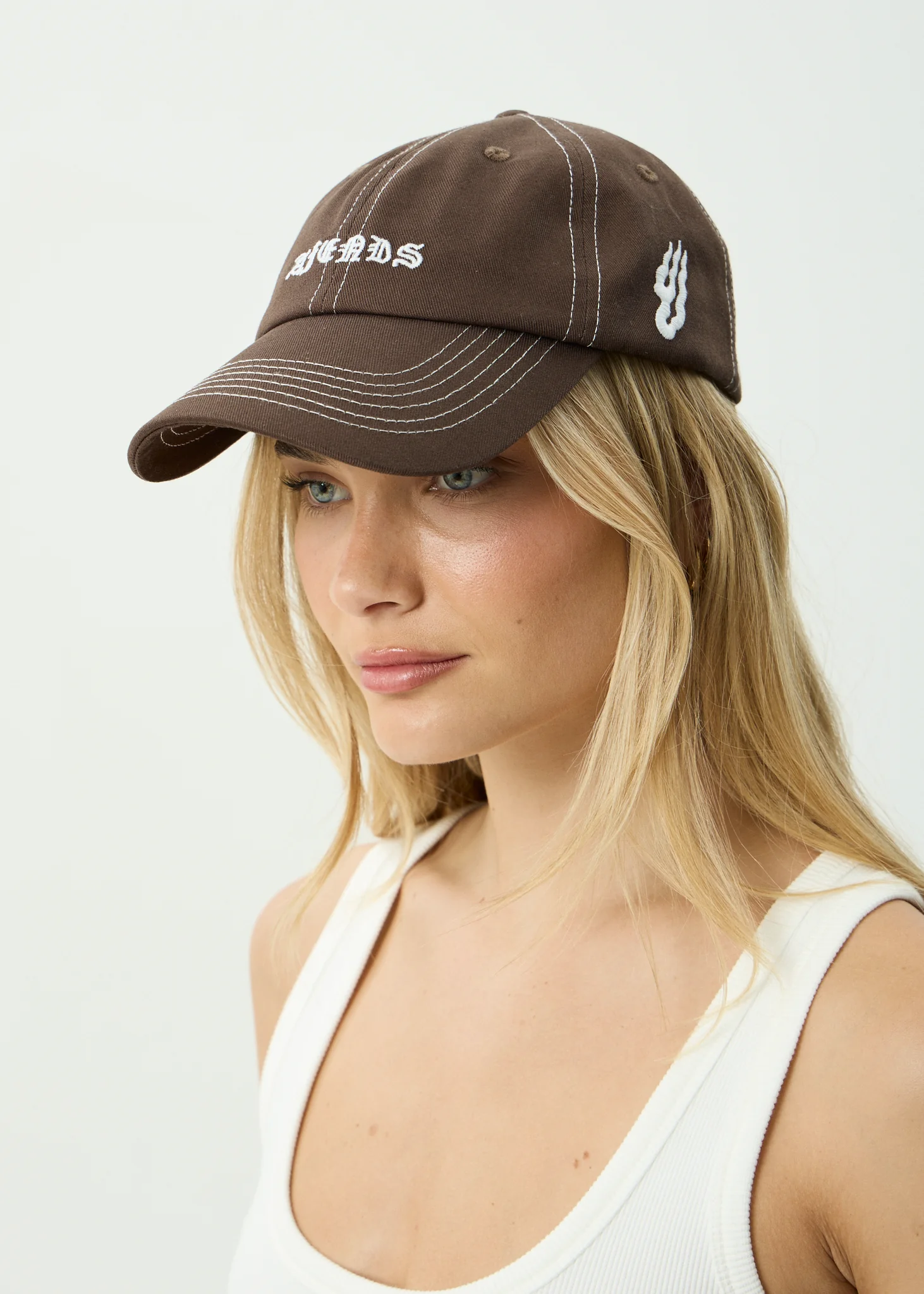 AFENDS Breathe six panel cap - Coffee