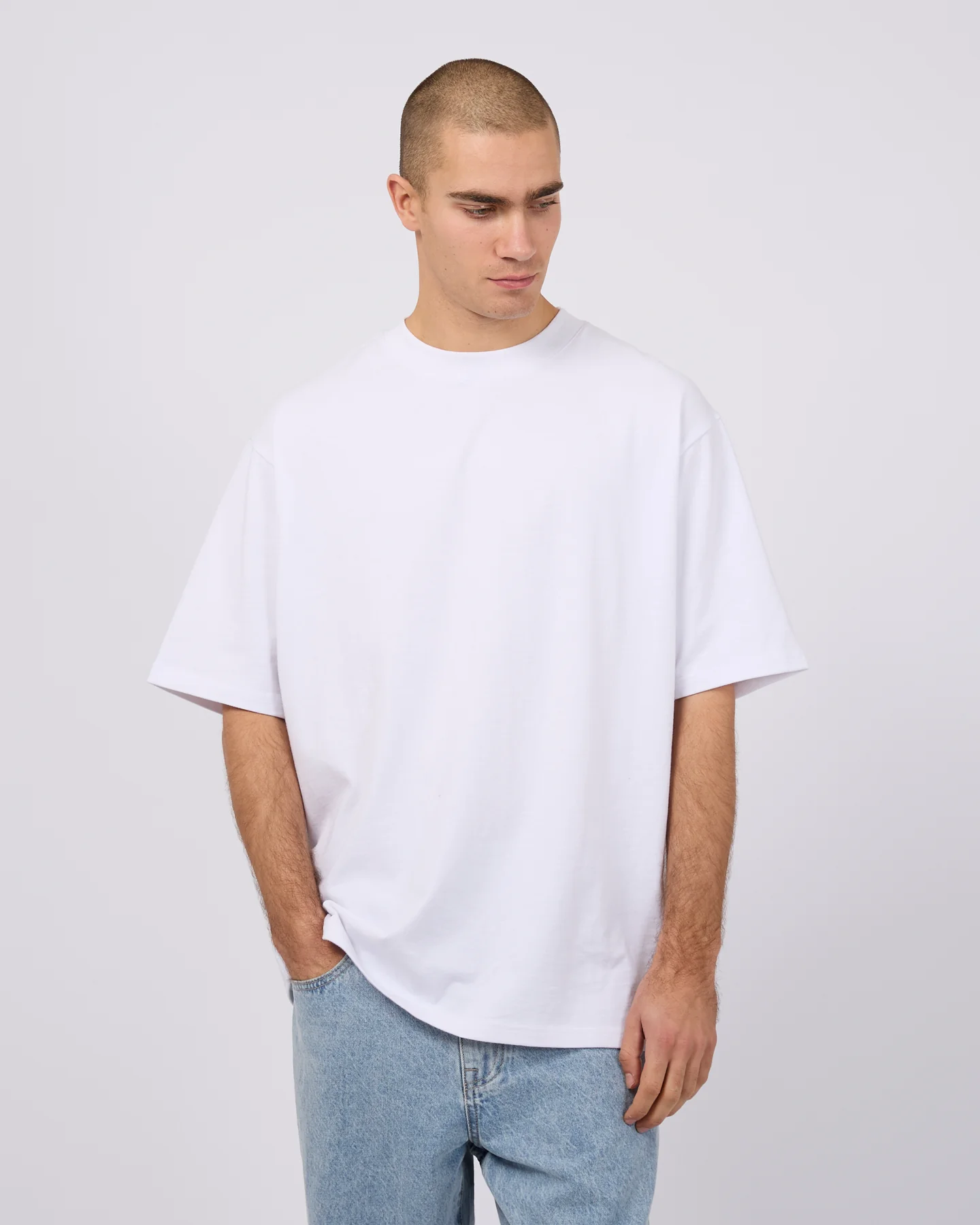 SILENT THEORY Heavy weigh tee - White