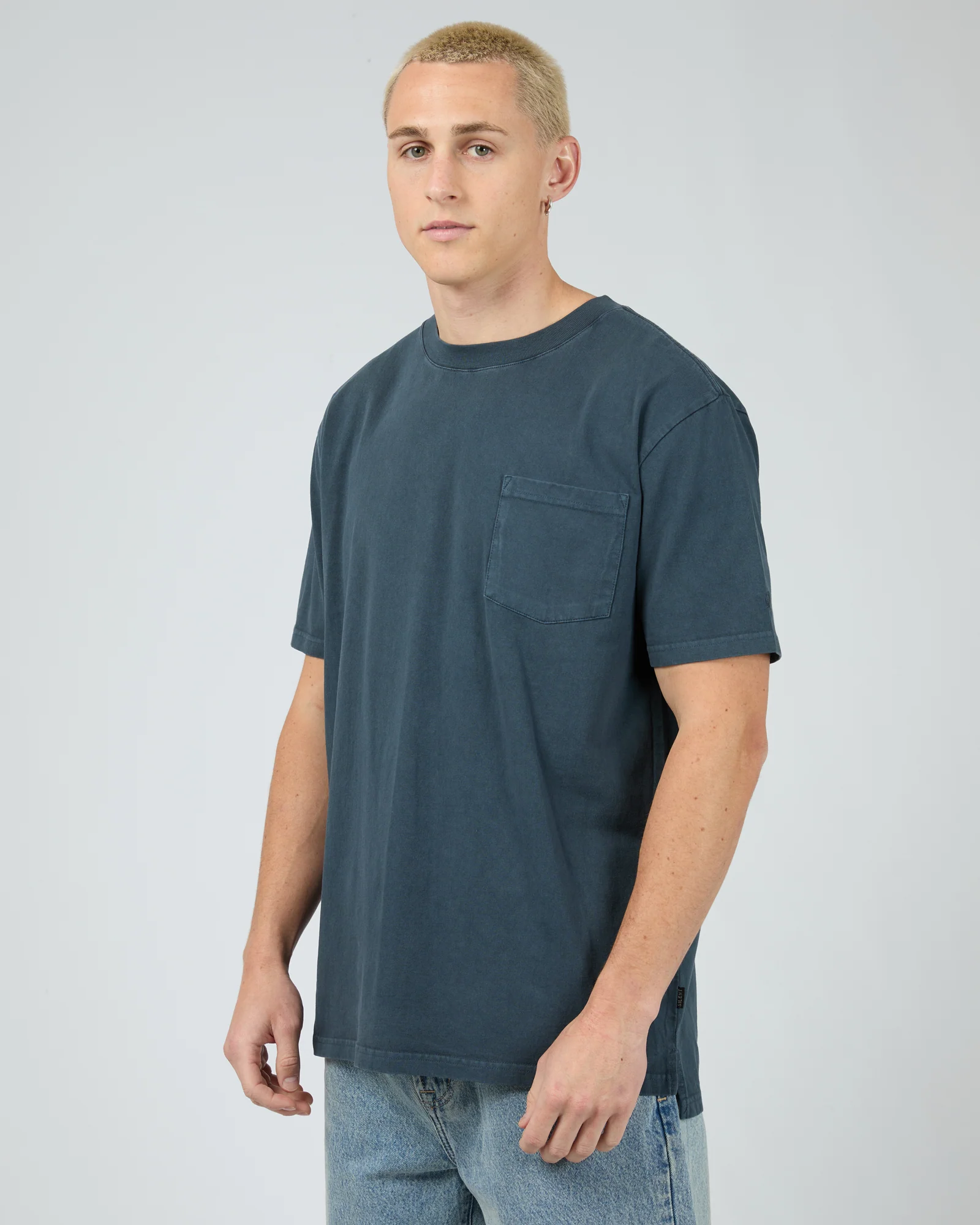 SILENT THEORY Surplus pocket tee - Navy