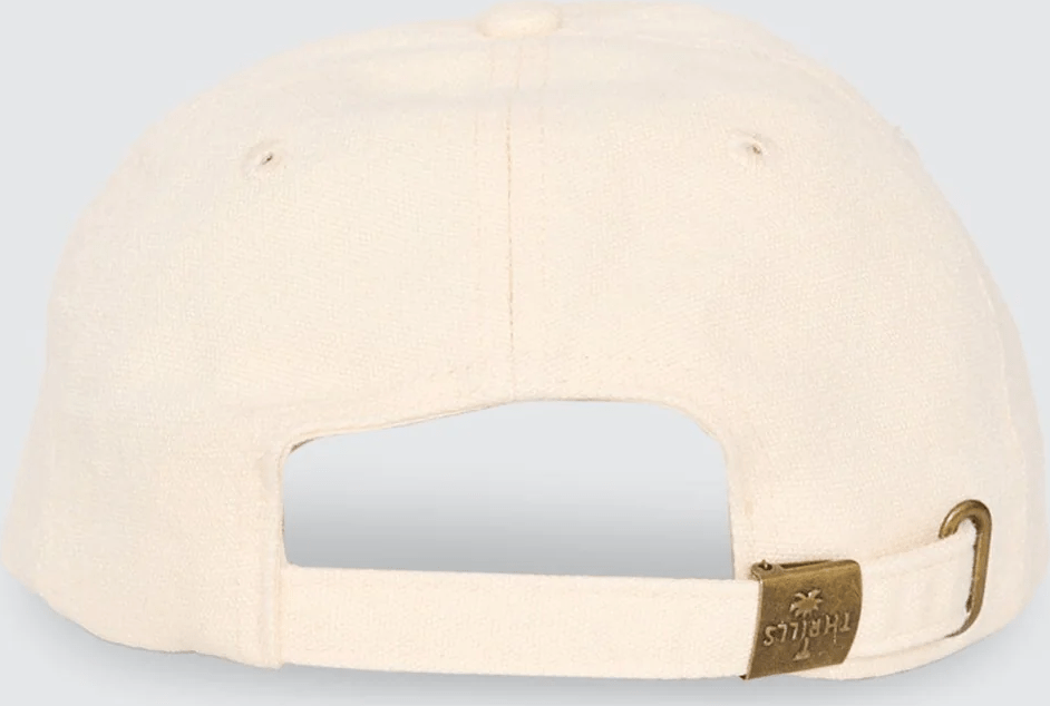 THRILLS Minimal thrills 6 panel cap -Heritage white