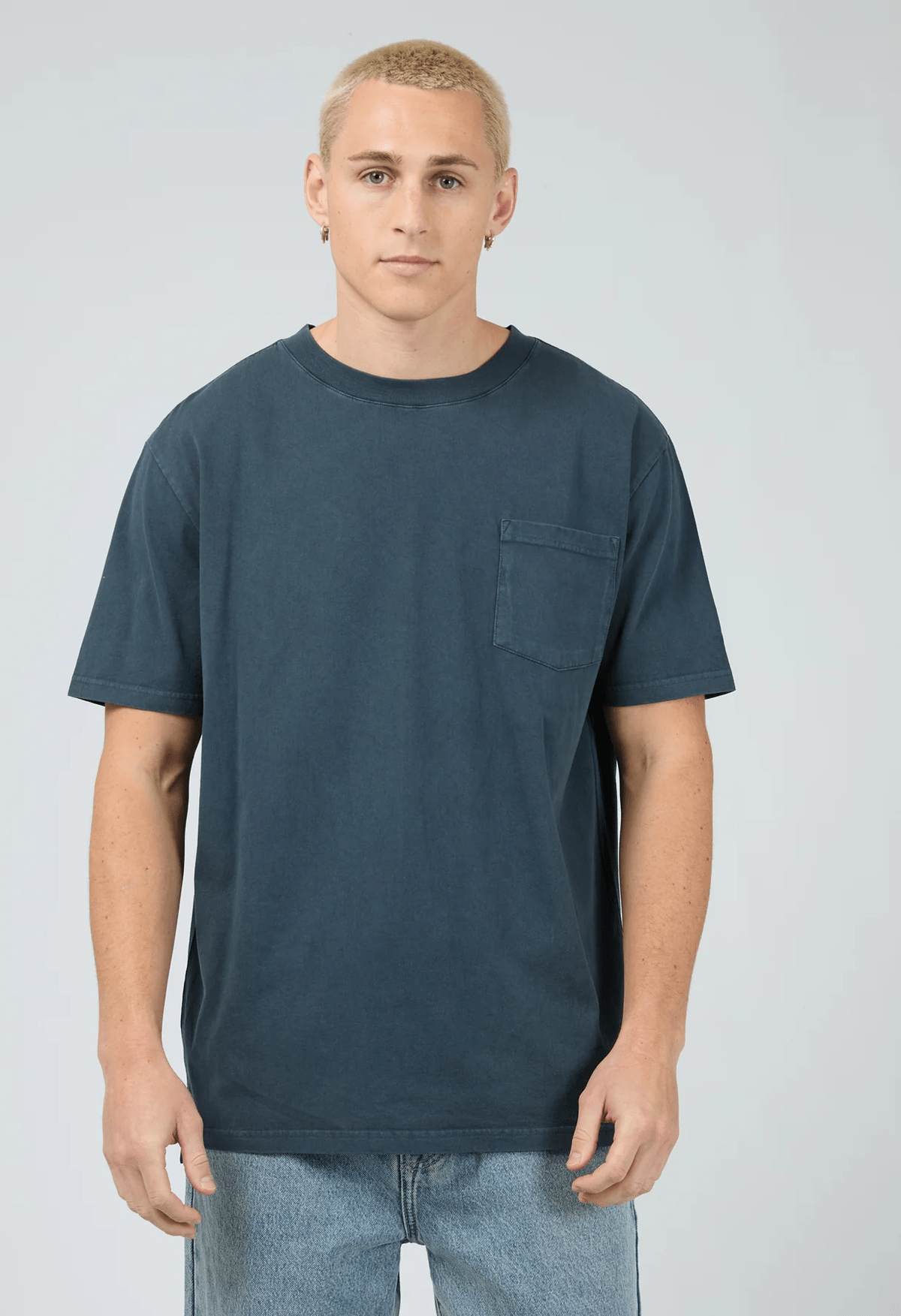 SILENT THEORY Surplus pocket tee - Navy