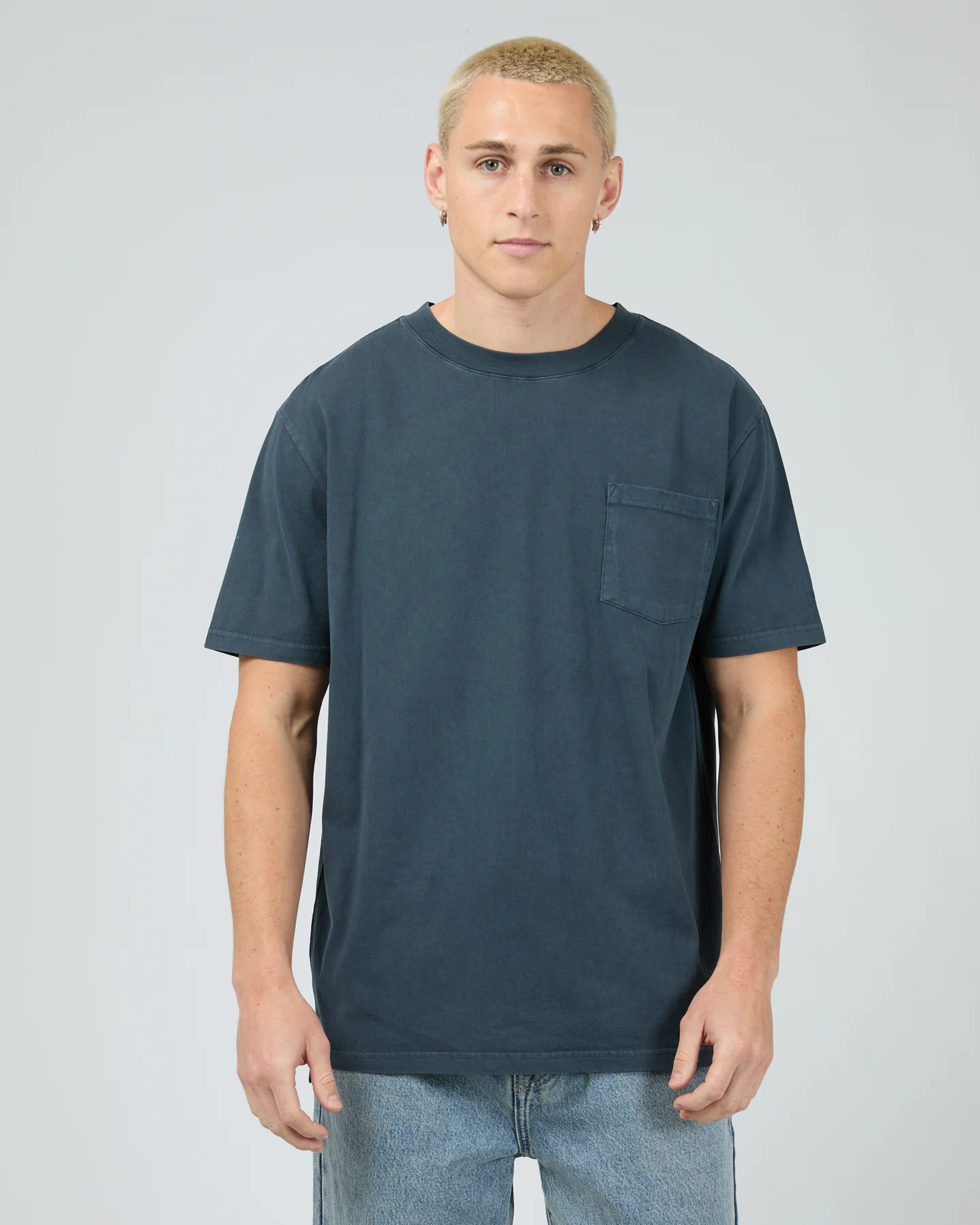 SILENT THEORY Surplus pocket tee - Navy
