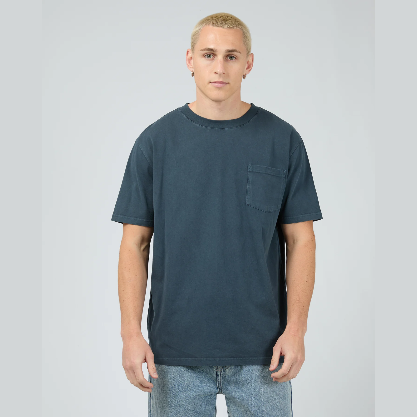 SILENT THEORY Surplus pocket tee - Navy