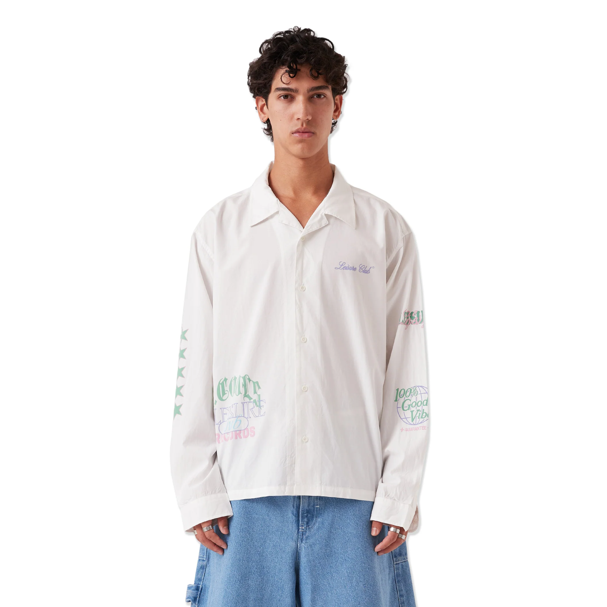BARNEY COOLS Medley ls shirt - White