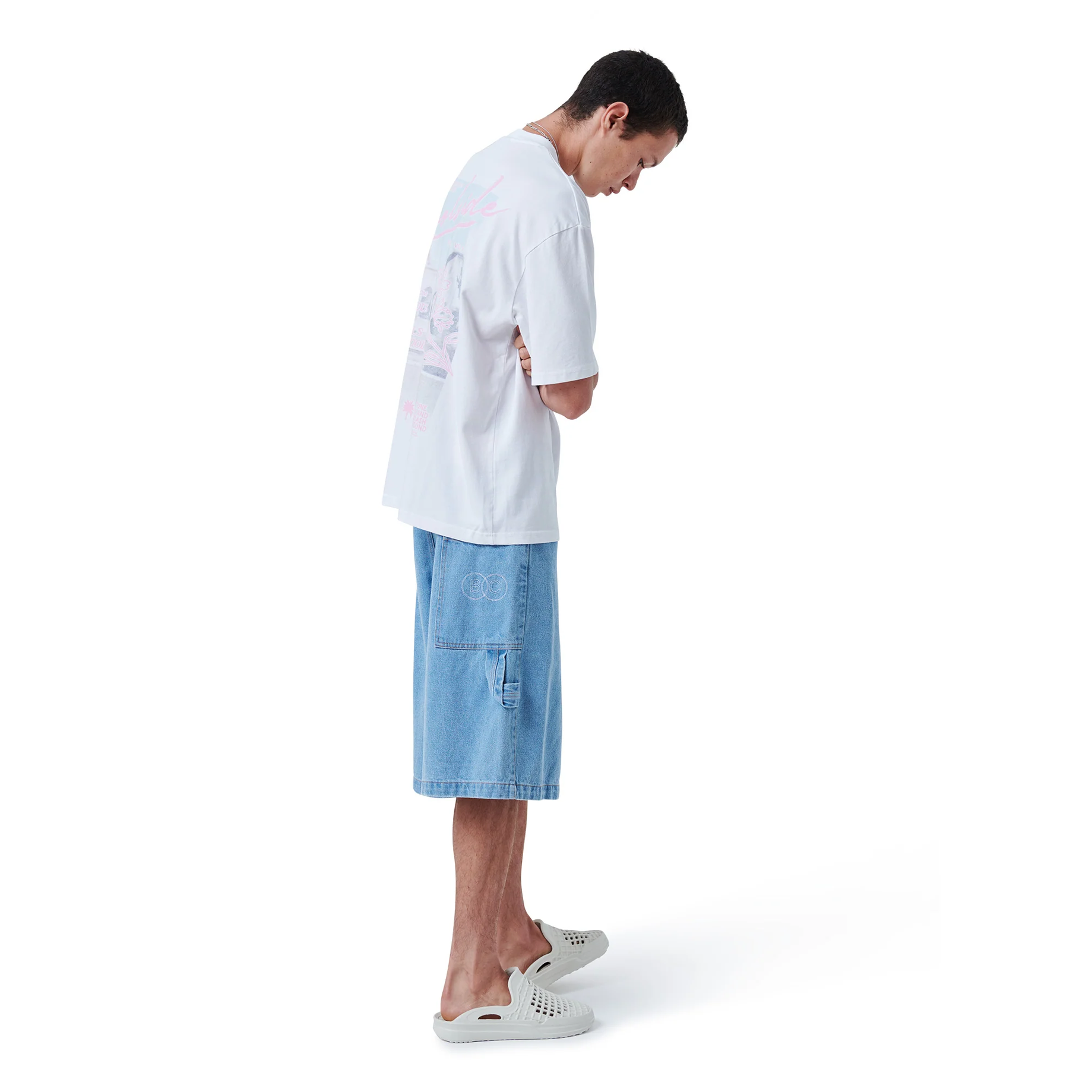 BARNEY COOLS Mixtape T-shirt White