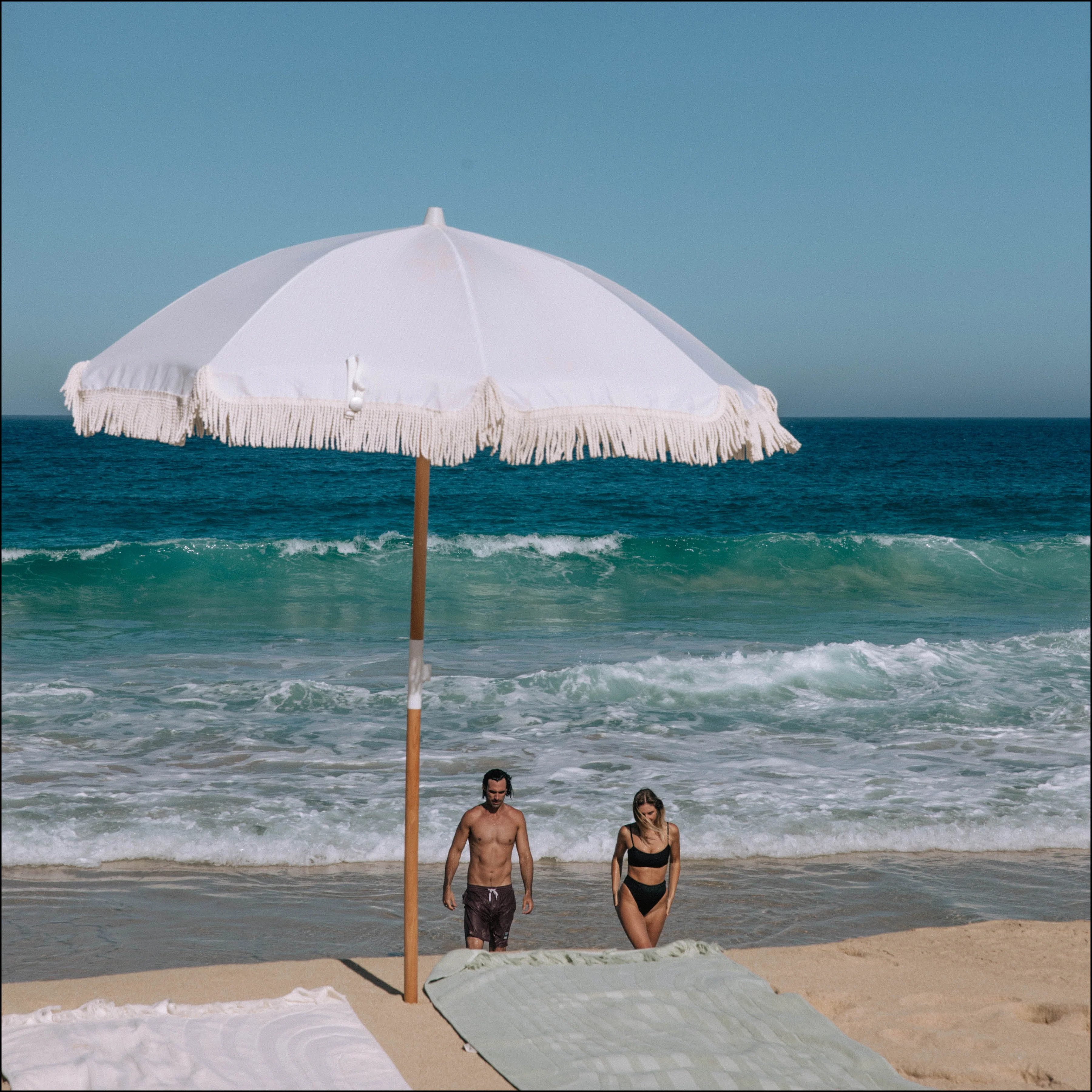 LAYDAY Coast Umbrella - Sand Stripe