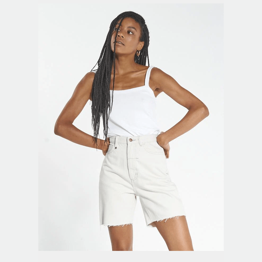 Thrills pulp short - vintage bone