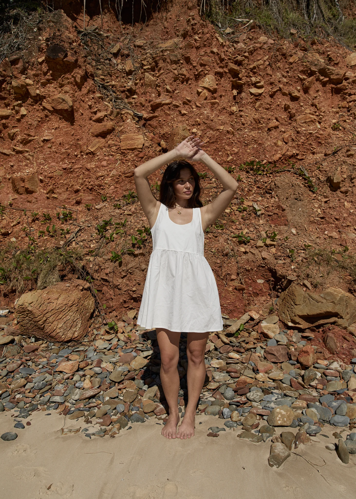 AFENDS Jesse mini dress - White